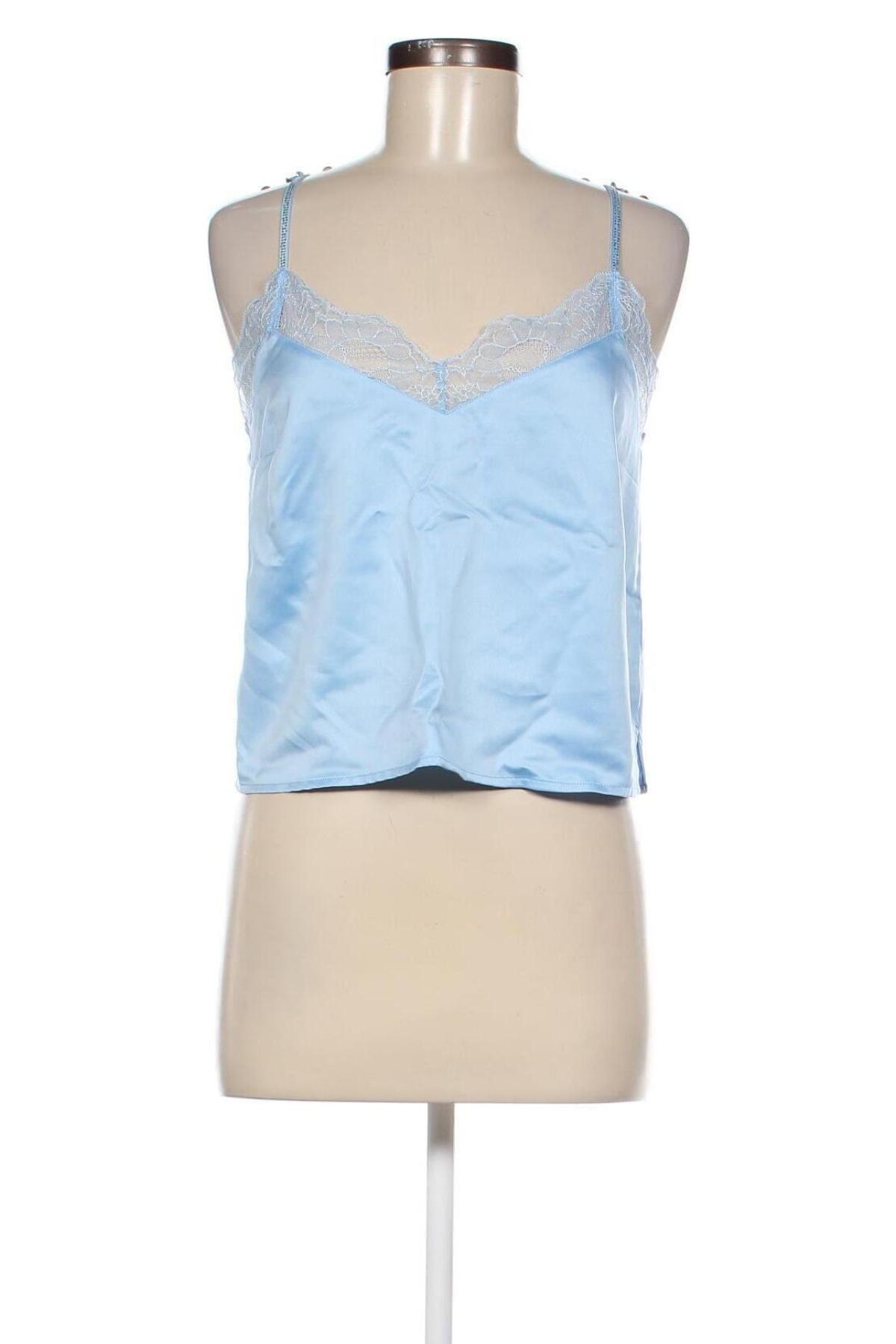 Γυναικείο αμάνικο μπλουζάκι Undiz, Μέγεθος M, Χρώμα Μπλέ, Τιμή 4,95 €