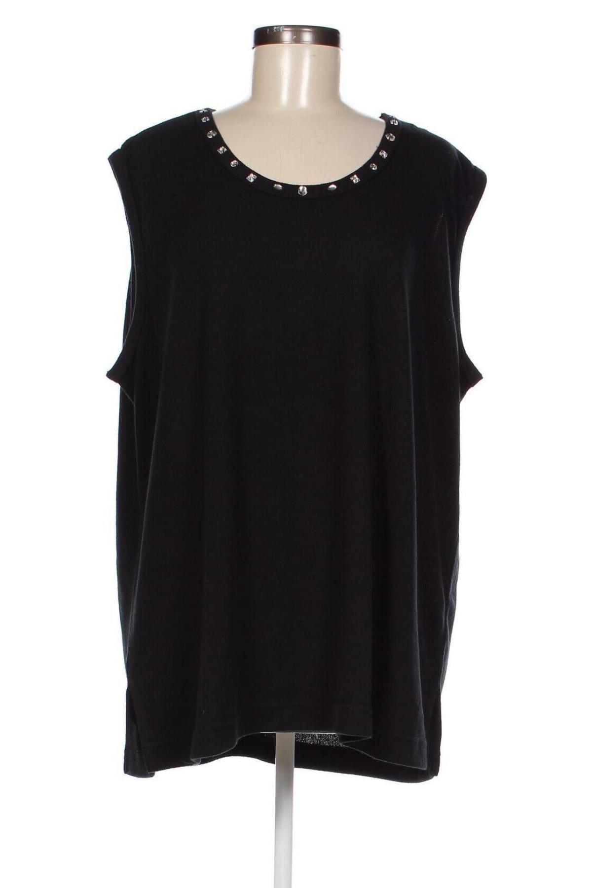 Γυναικείο αμάνικο μπλουζάκι Via Appia, Μέγεθος XXL, Χρώμα Μαύρο, Τιμή 8,14 €