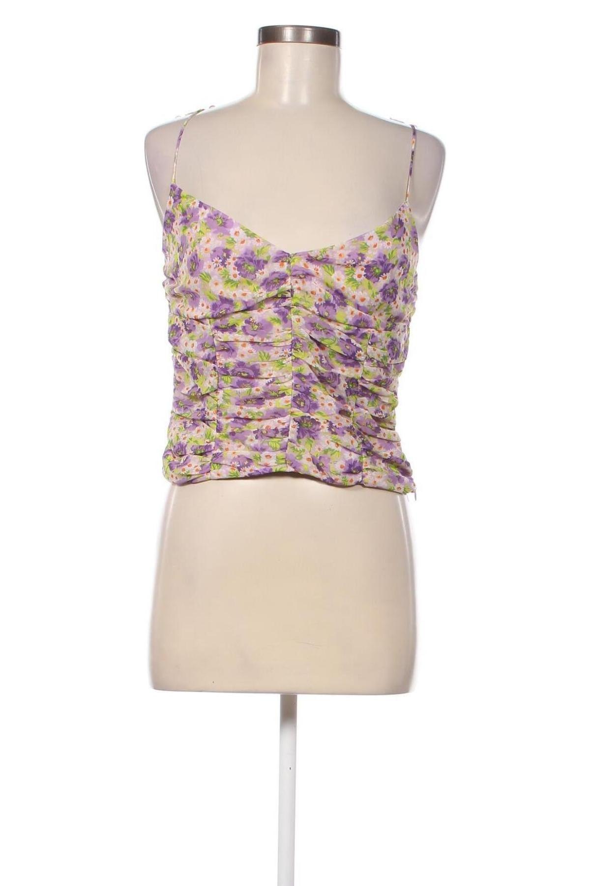 Γυναικείο αμάνικο μπλουζάκι Zara, Μέγεθος L, Χρώμα Πολύχρωμο, Τιμή 6,69 €