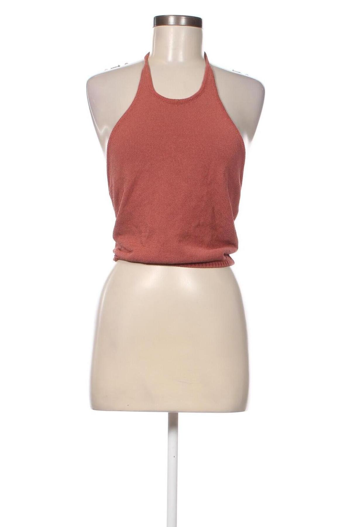 Γυναικείο αμάνικο μπλουζάκι Zara Knitwear, Μέγεθος M, Χρώμα Κόκκινο, Τιμή 8,64 €