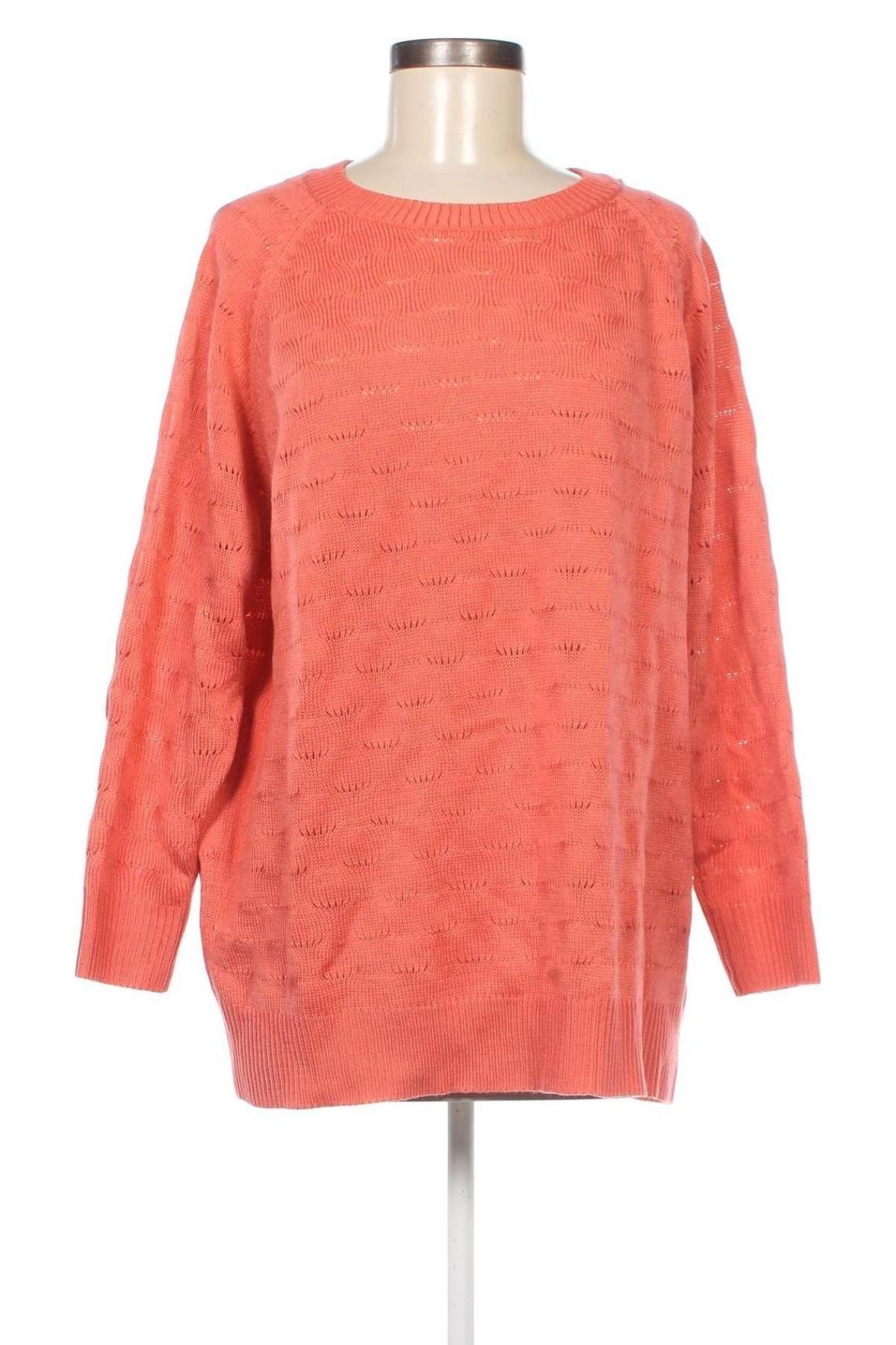 Дамски пуловер, Размер XXL, Цвят Оранжев, Цена 15,66 лв.