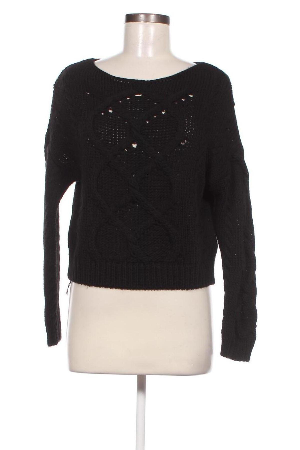 Дамски пуловер, Размер M, Цвят Черен, Цена 20,70 лв.