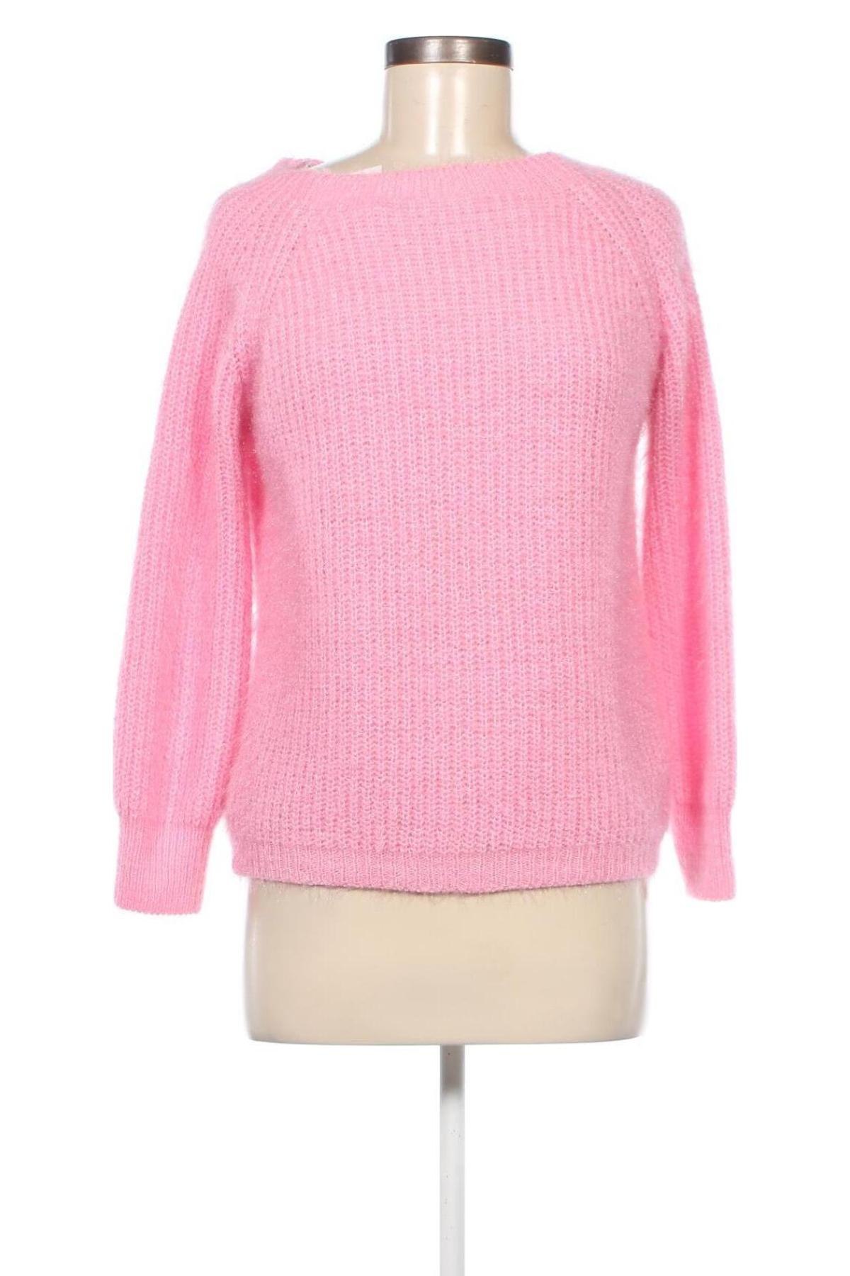 Дамски пуловер, Размер M, Цвят Розов, Цена 10,15 лв.