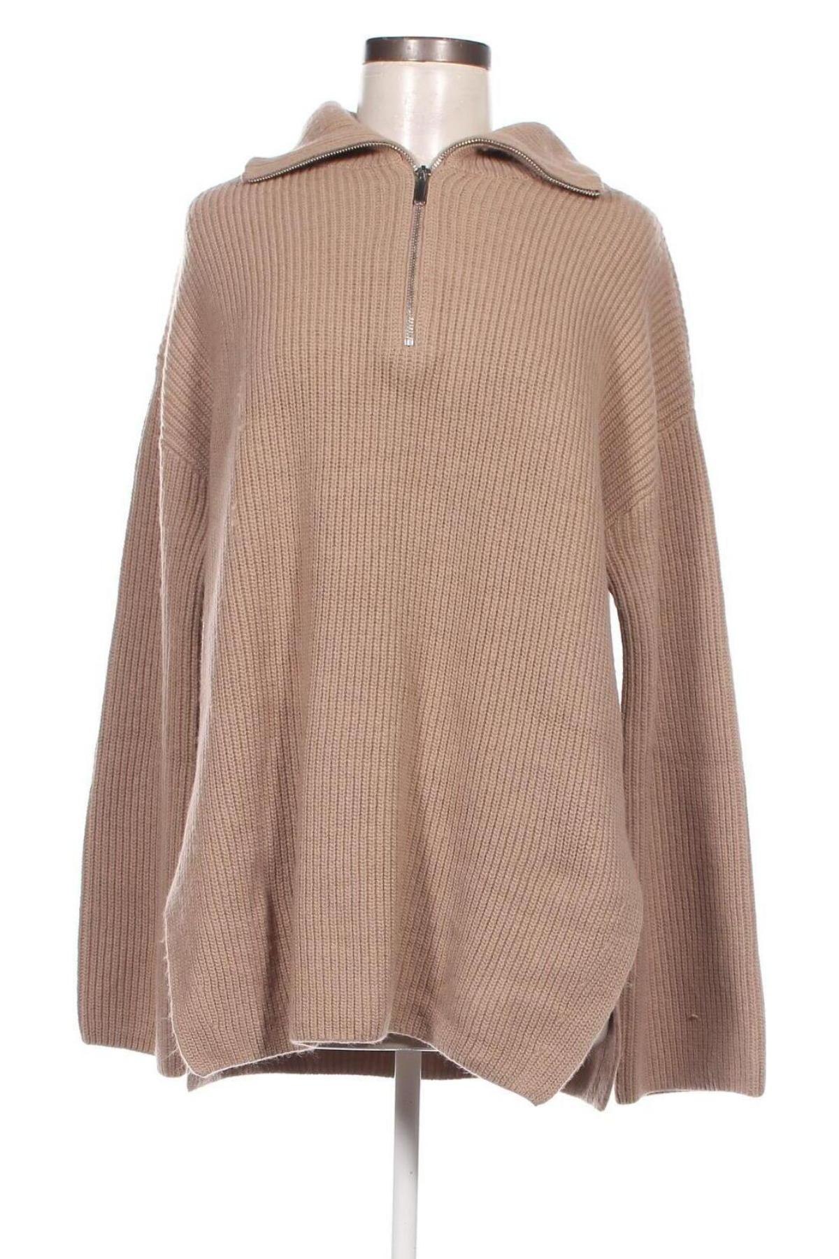 Дамски пуловер, Размер S, Цвят Бежов, Цена 13,05 лв.