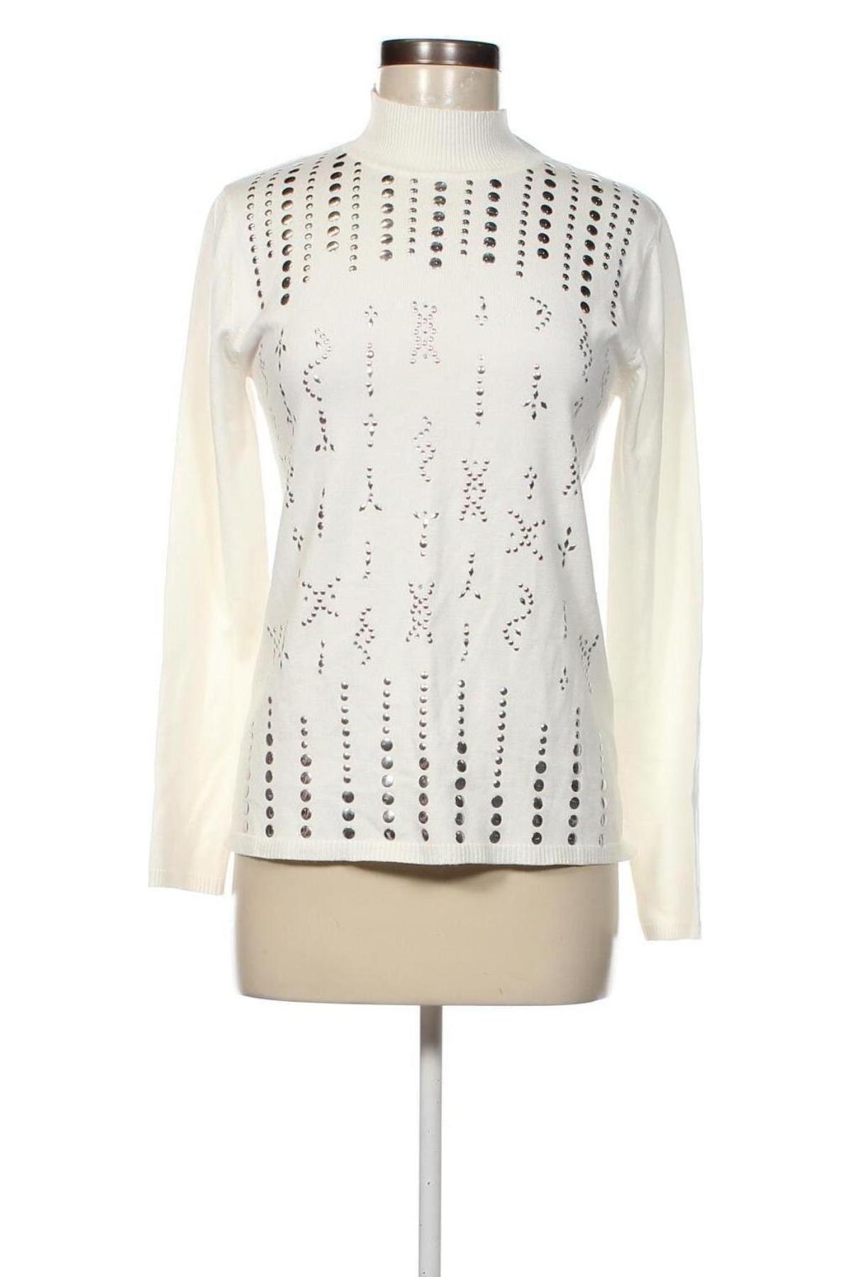Γυναικείο πουλόβερ, Μέγεθος M, Χρώμα Λευκό, Τιμή 7,76 €
