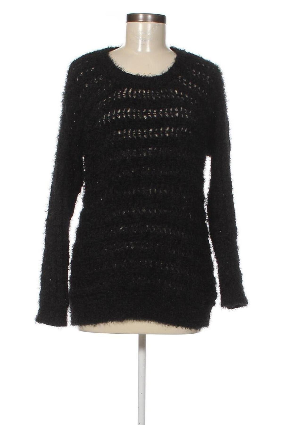 Дамски пуловер Amisu, Размер M, Цвят Черен, Цена 15,74 лв.
