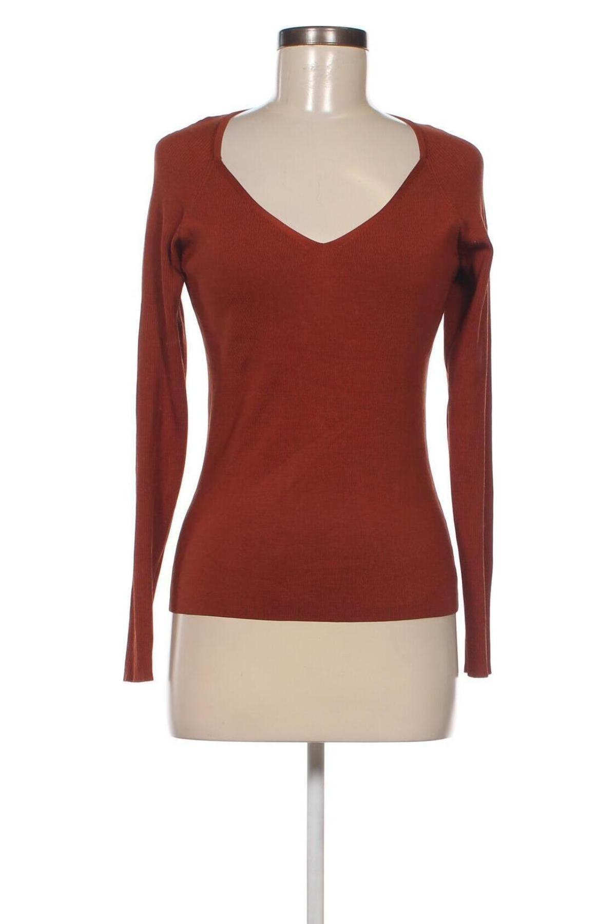 Дамски пуловер BOSS, Размер L, Цвят Кафяв, Цена 159,08 лв.
