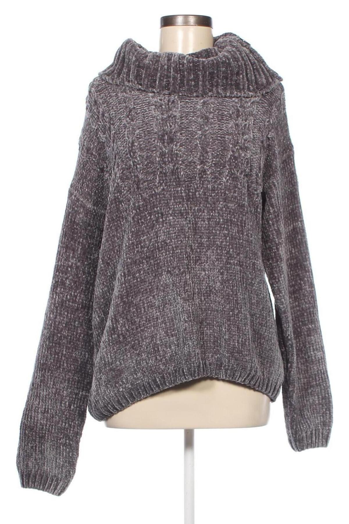 Дамски пуловер Blind Date, Размер M, Цвят Сив, Цена 10,15 лв.