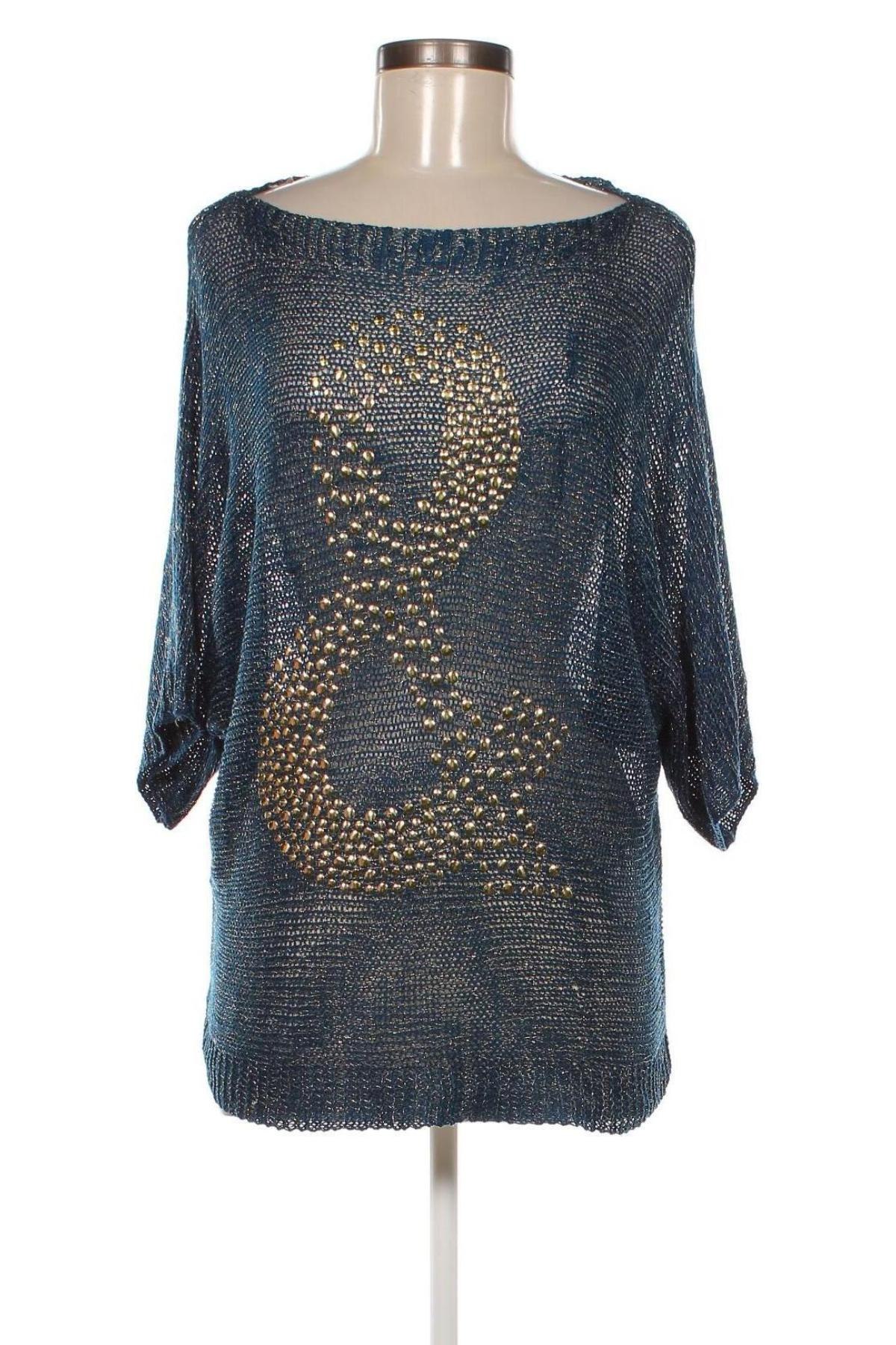 Γυναικείο πουλόβερ Blind Date, Μέγεθος M, Χρώμα Μπλέ, Τιμή 5,38 €
