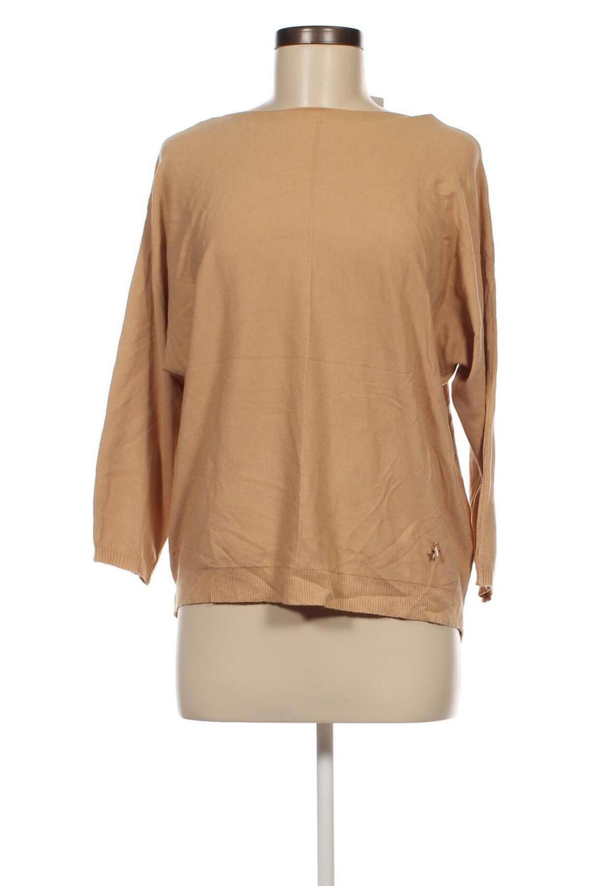 Γυναικείο πουλόβερ Bluoltre, Μέγεθος S, Χρώμα  Μπέζ, Τιμή 3,41 €