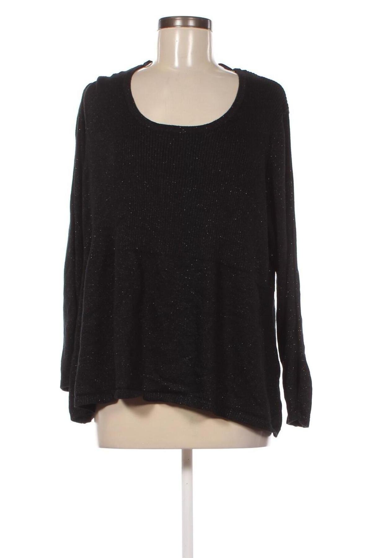 Дамски пуловер Bpc Bonprix Collection, Размер 3XL, Цвят Черен, Цена 27,26 лв.