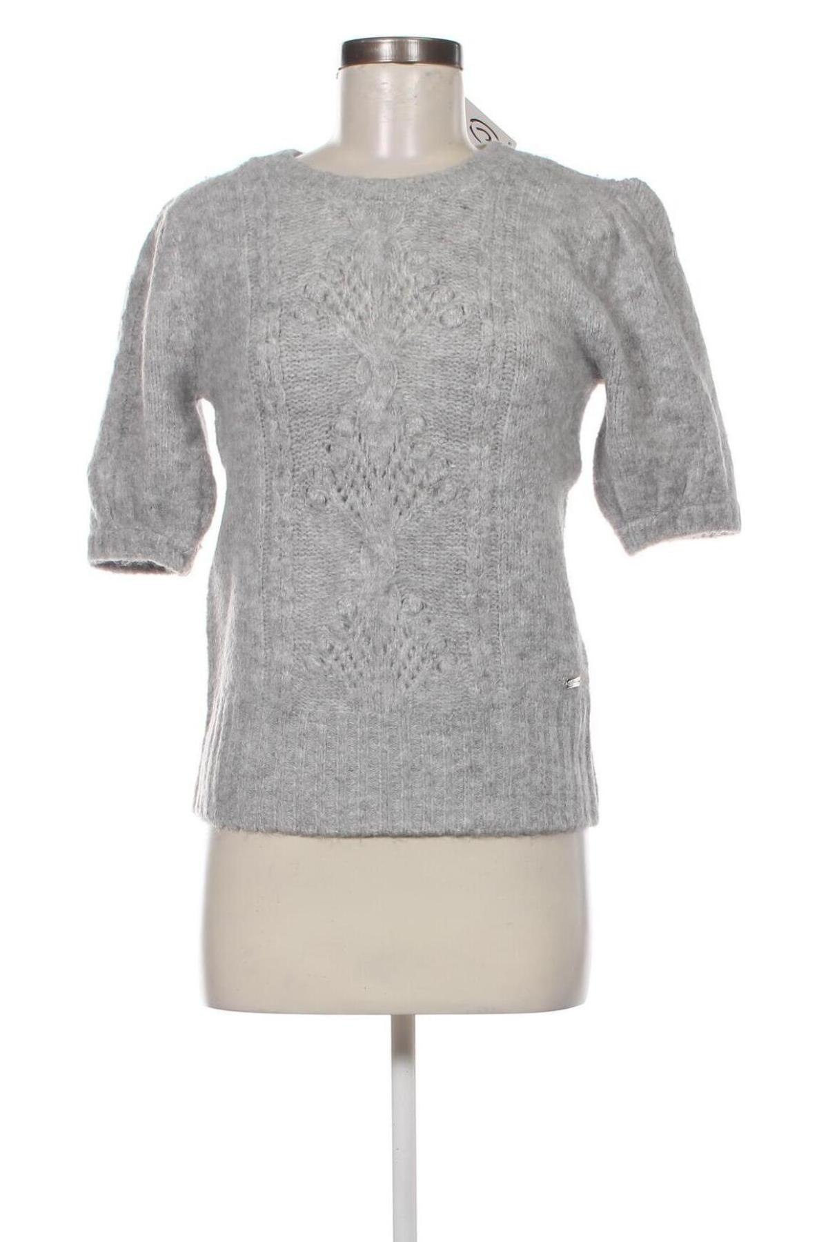 Дамски пуловер Buffalo by David Bitton, Размер M, Цвят Сив, Цена 18,45 лв.