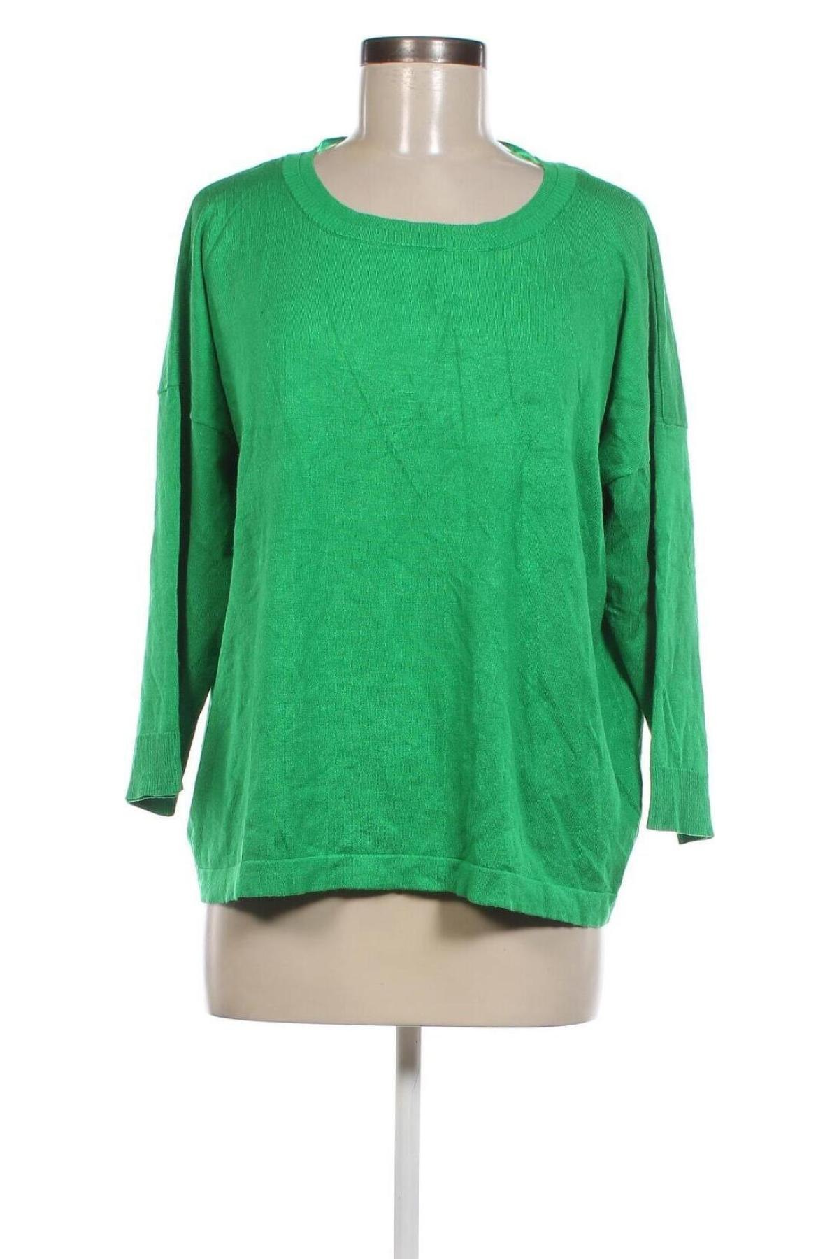 Γυναικείο πουλόβερ Cable & Gauge, Μέγεθος L, Χρώμα Πράσινο, Τιμή 17,94 €