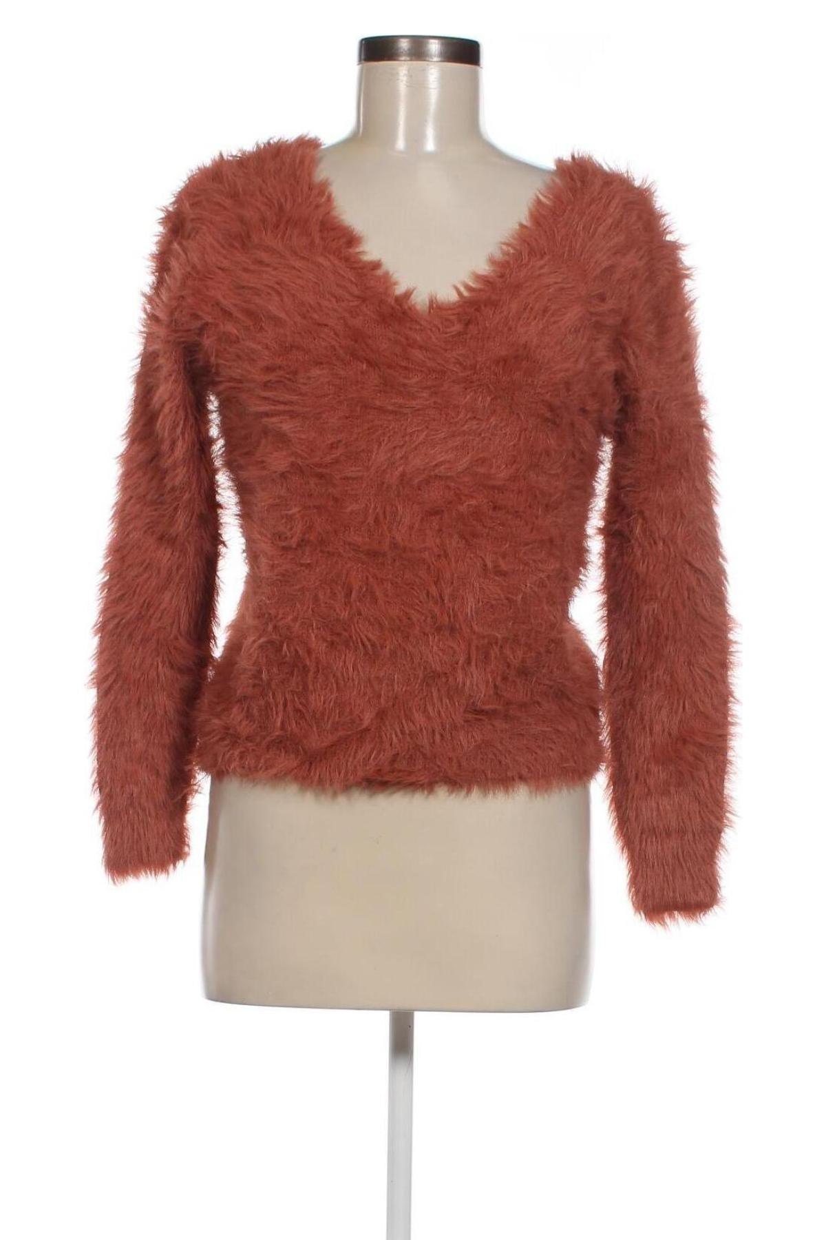 Дамски пуловер Ciao Milano, Размер S, Цвят Кафяв, Цена 12,30 лв.