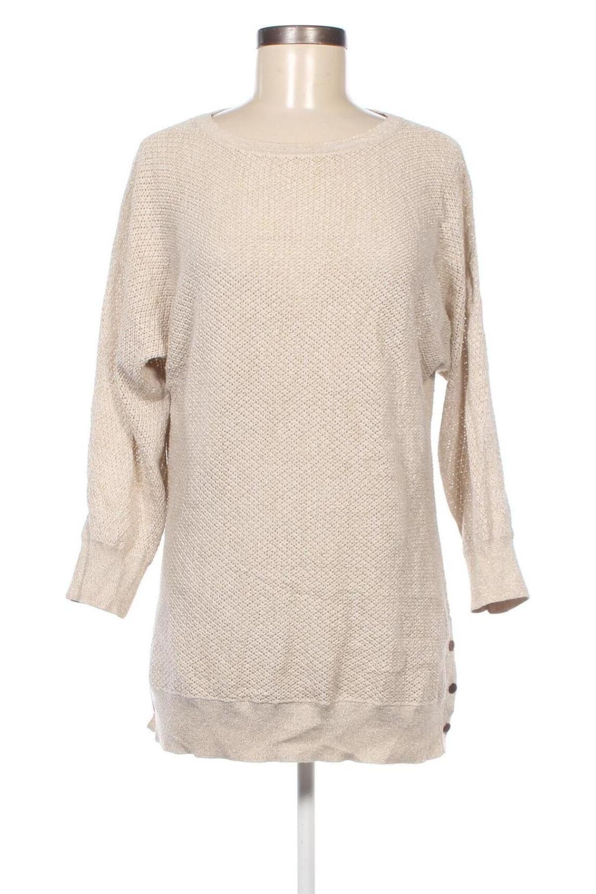 Дамски пуловер Dunnes, Размер M, Цвят Бежов, Цена 18,45 лв.