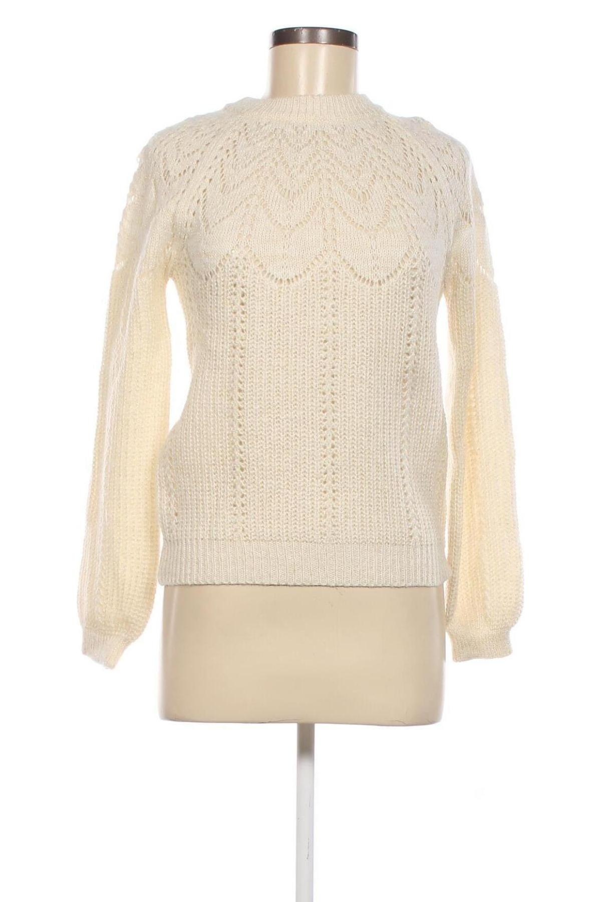 Дамски пуловер Etam, Размер XS, Цвят Екрю, Цена 93,00 лв.