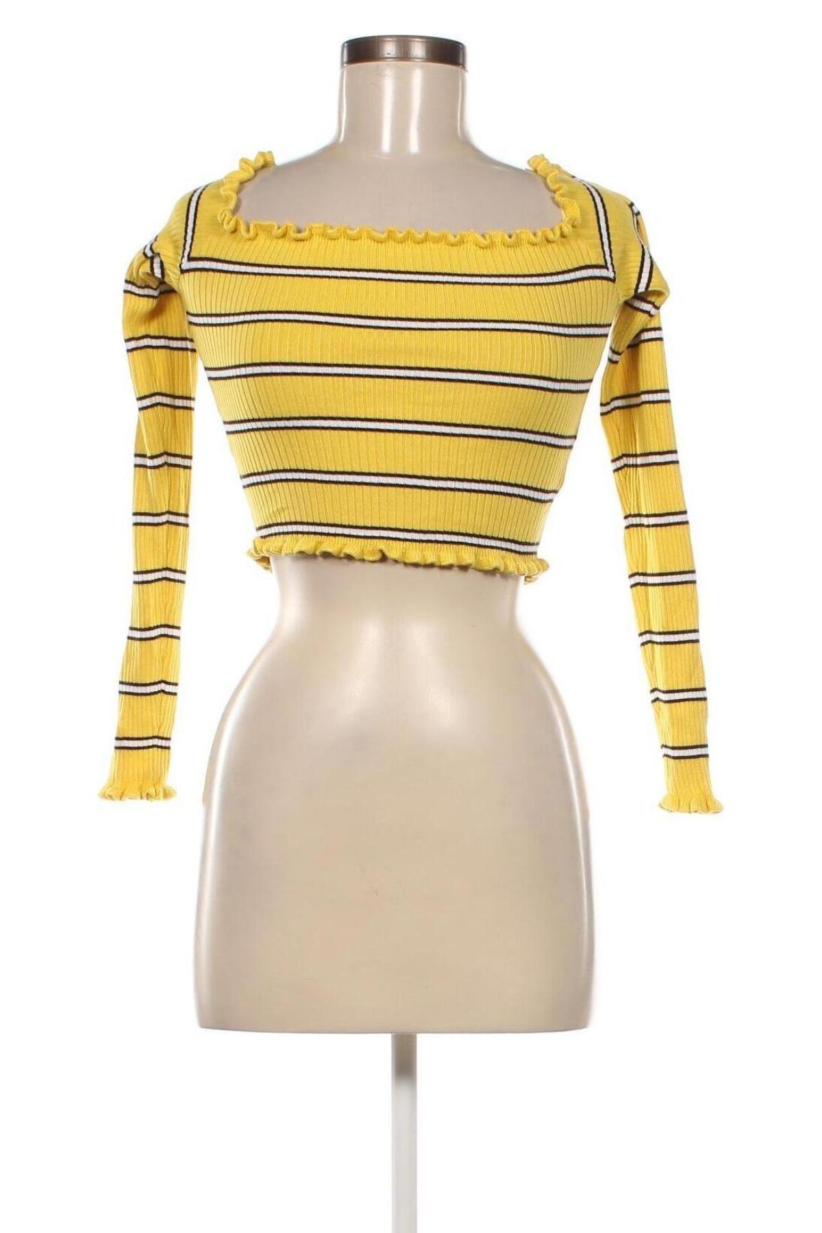 Γυναικείο πουλόβερ Fb Sister, Μέγεθος L, Χρώμα Κίτρινο, Τιμή 3,77 €