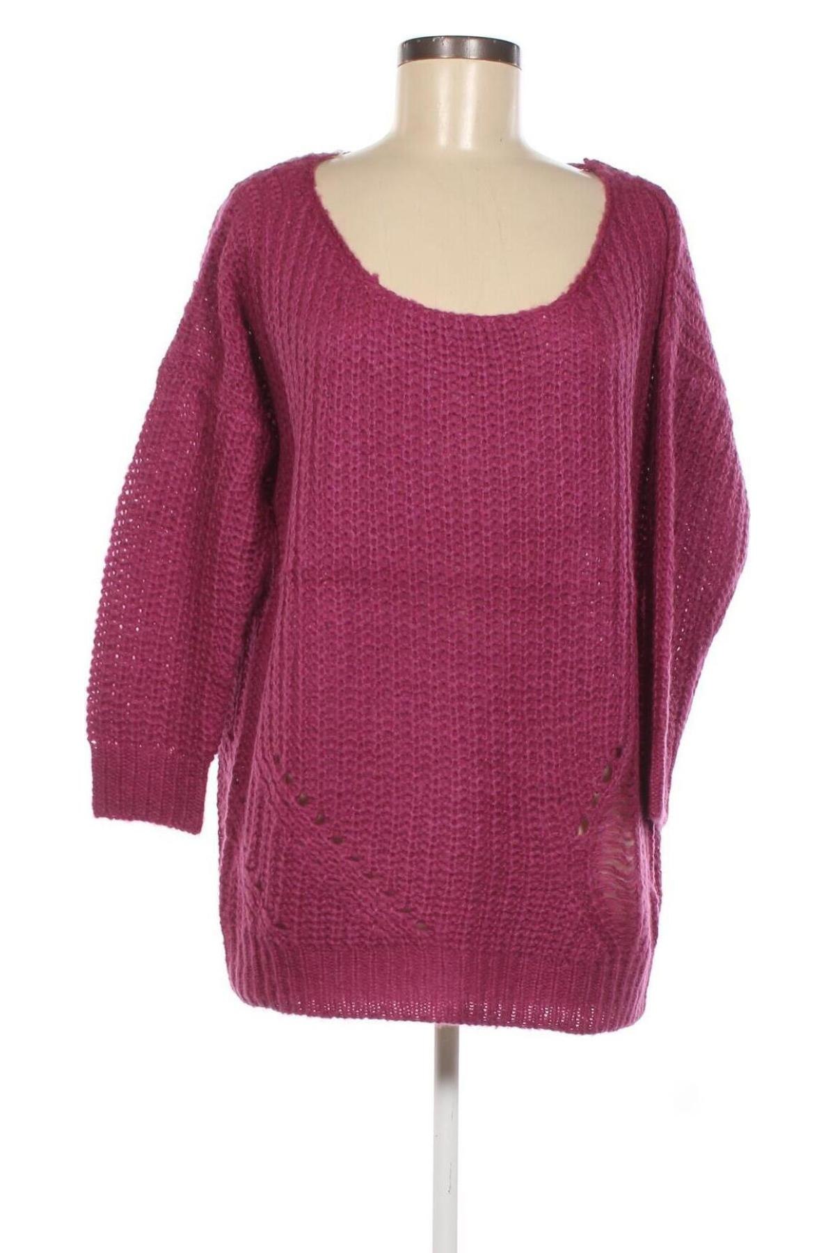 Дамски пуловер Folia, Размер M, Цвят Розов, Цена 24,00 лв.
