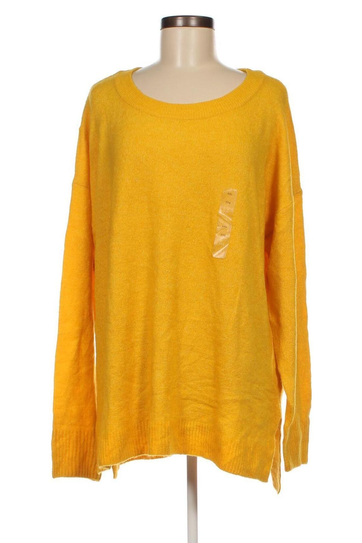 Дамски пуловер Gap, Размер XXL, Цвят Жълт, Цена 20,40 лв.