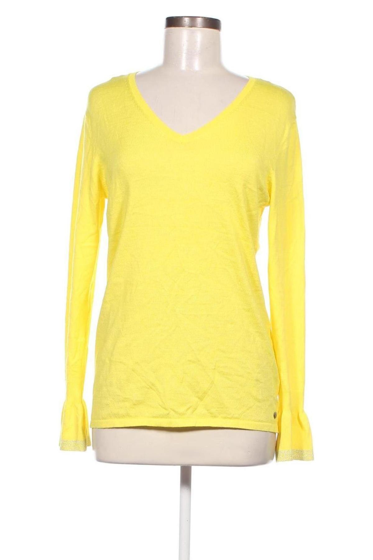 Дамски пуловер Garcia, Размер M, Цвят Жълт, Цена 13,53 лв.