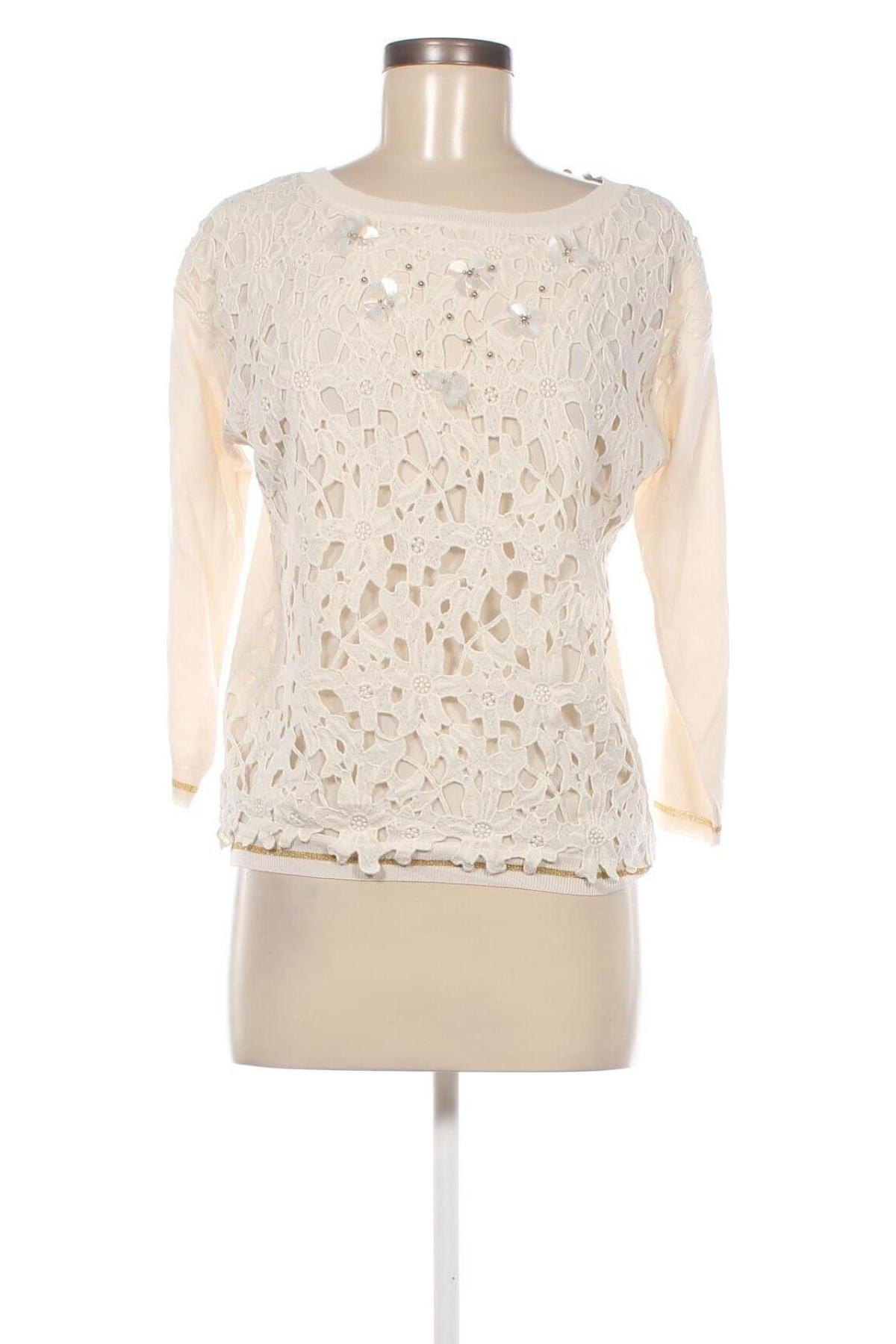 Дамски пуловер Gaudi, Размер XS, Цвят Бежов, Цена 35,34 лв.