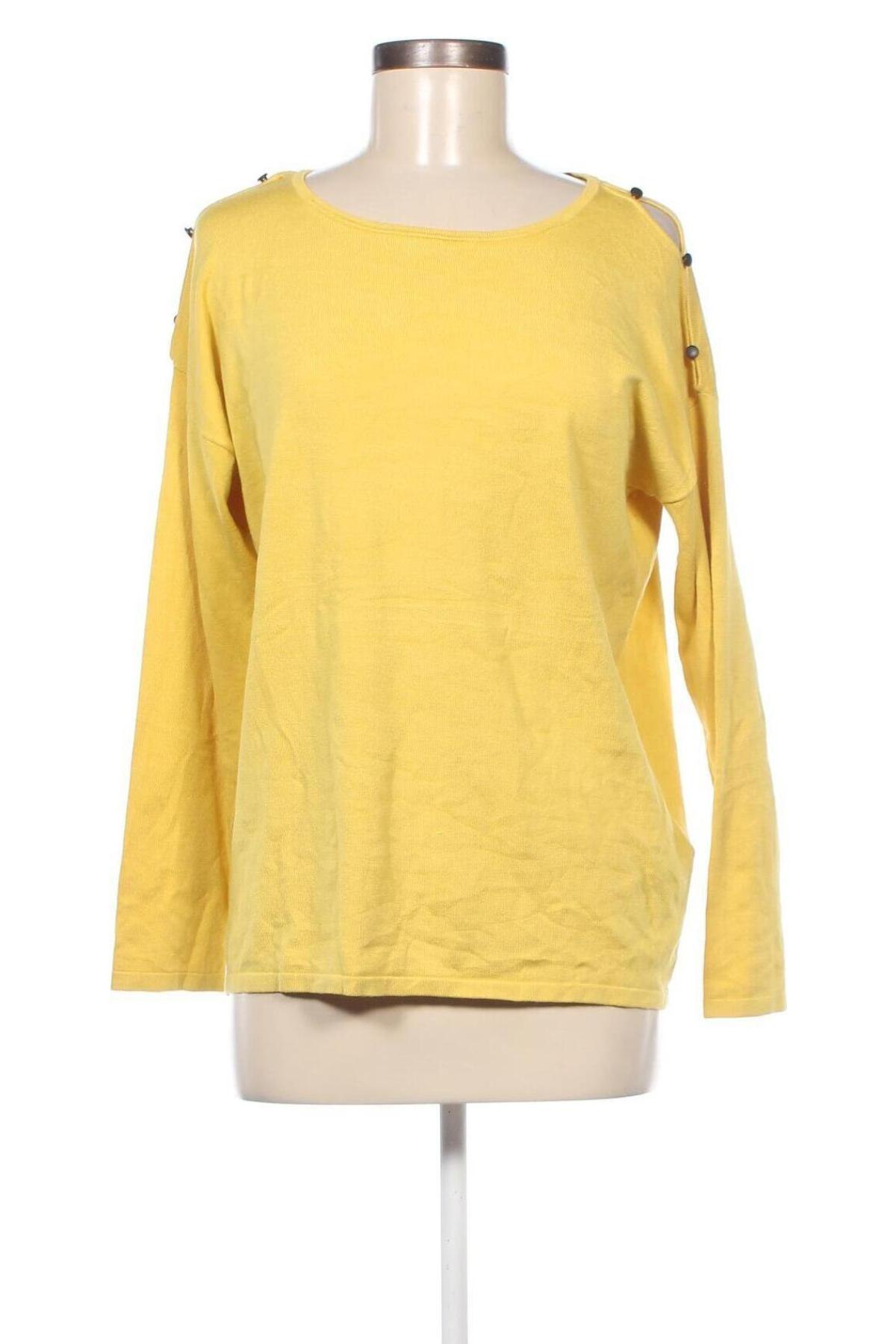 Дамски пуловер Gerry Weber, Размер M, Цвят Жълт, Цена 33,48 лв.