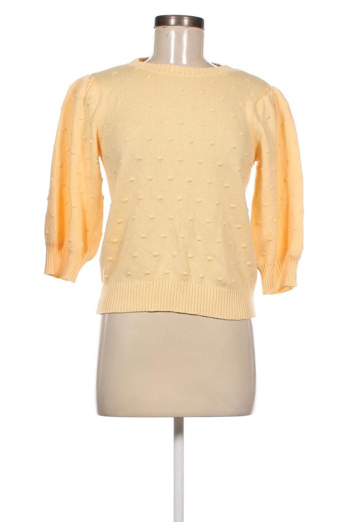 Дамски пуловер Gina Tricot, Размер S, Цвят Жълт, Цена 14,58 лв.