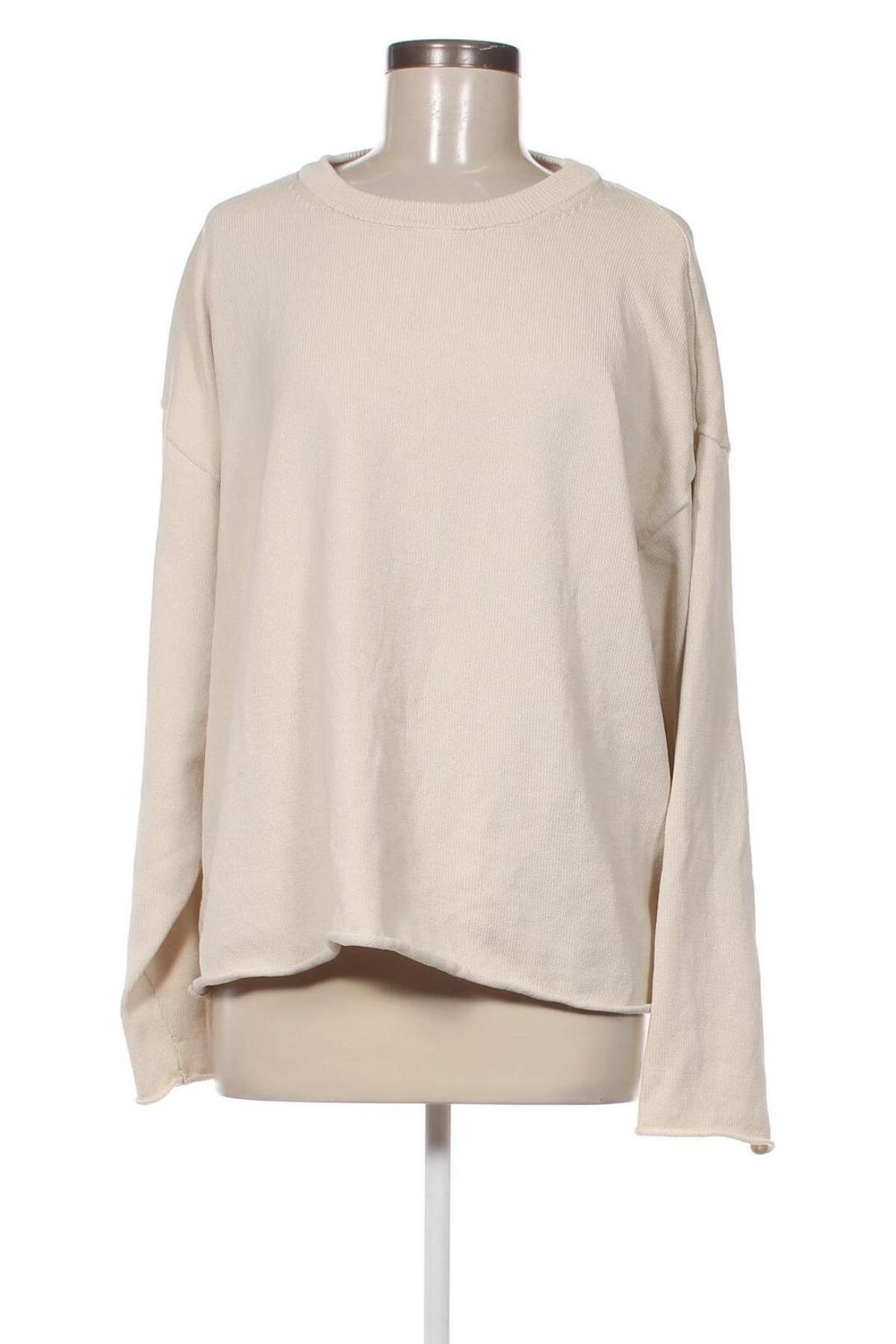 Дамски пуловер H&M, Размер L, Цвят Екрю, Цена 10,15 лв.