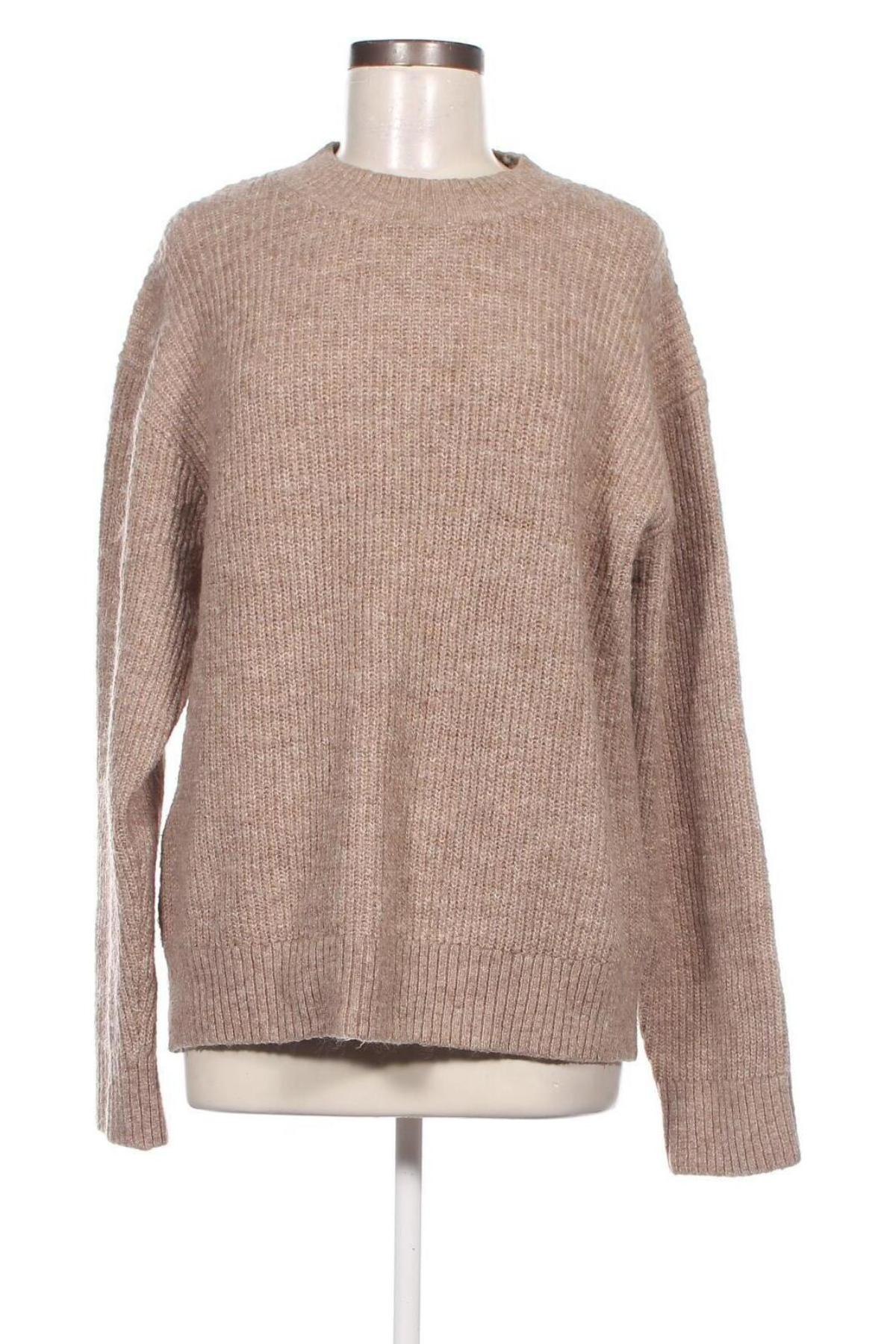 Дамски пуловер H&M, Размер M, Цвят Бежов, Цена 10,15 лв.