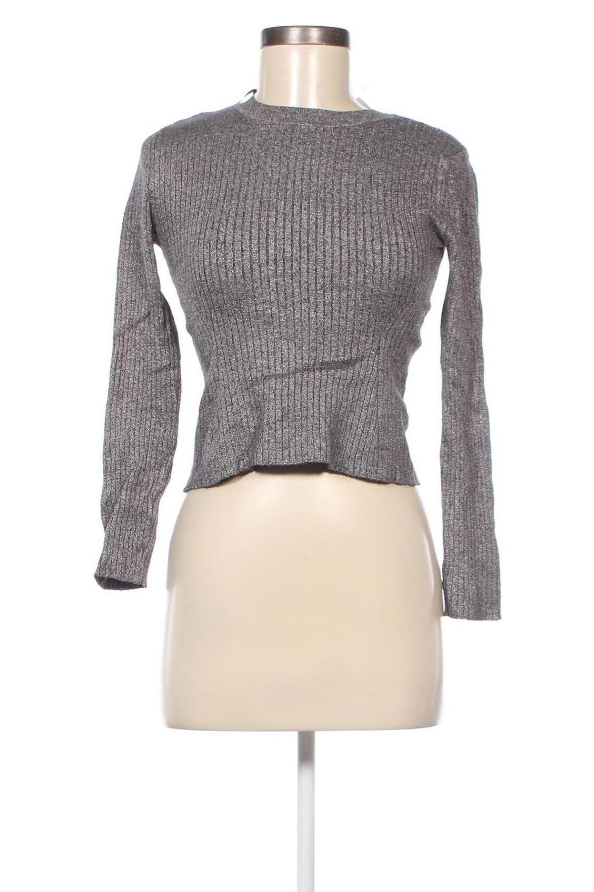 Дамски пуловер H&M Divided, Размер XS, Цвят Сив, Цена 10,15 лв.