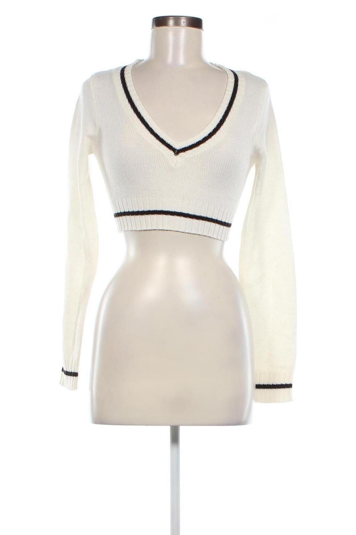 Damenpullover H&M Divided, Größe XS, Farbe Weiß, Preis 5,65 €