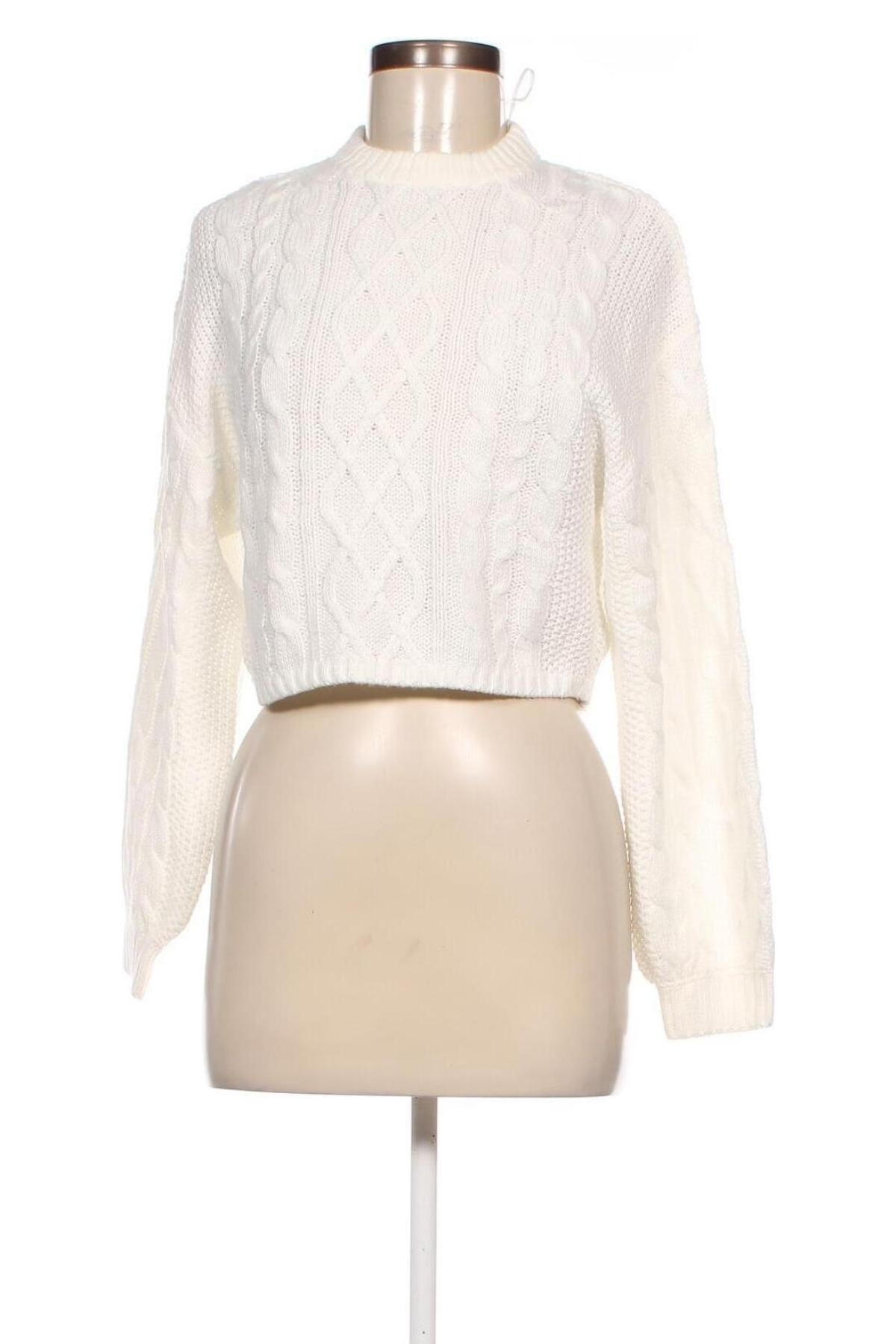 Γυναικείο πουλόβερ H&M Divided, Μέγεθος XS, Χρώμα Λευκό, Τιμή 5,38 €