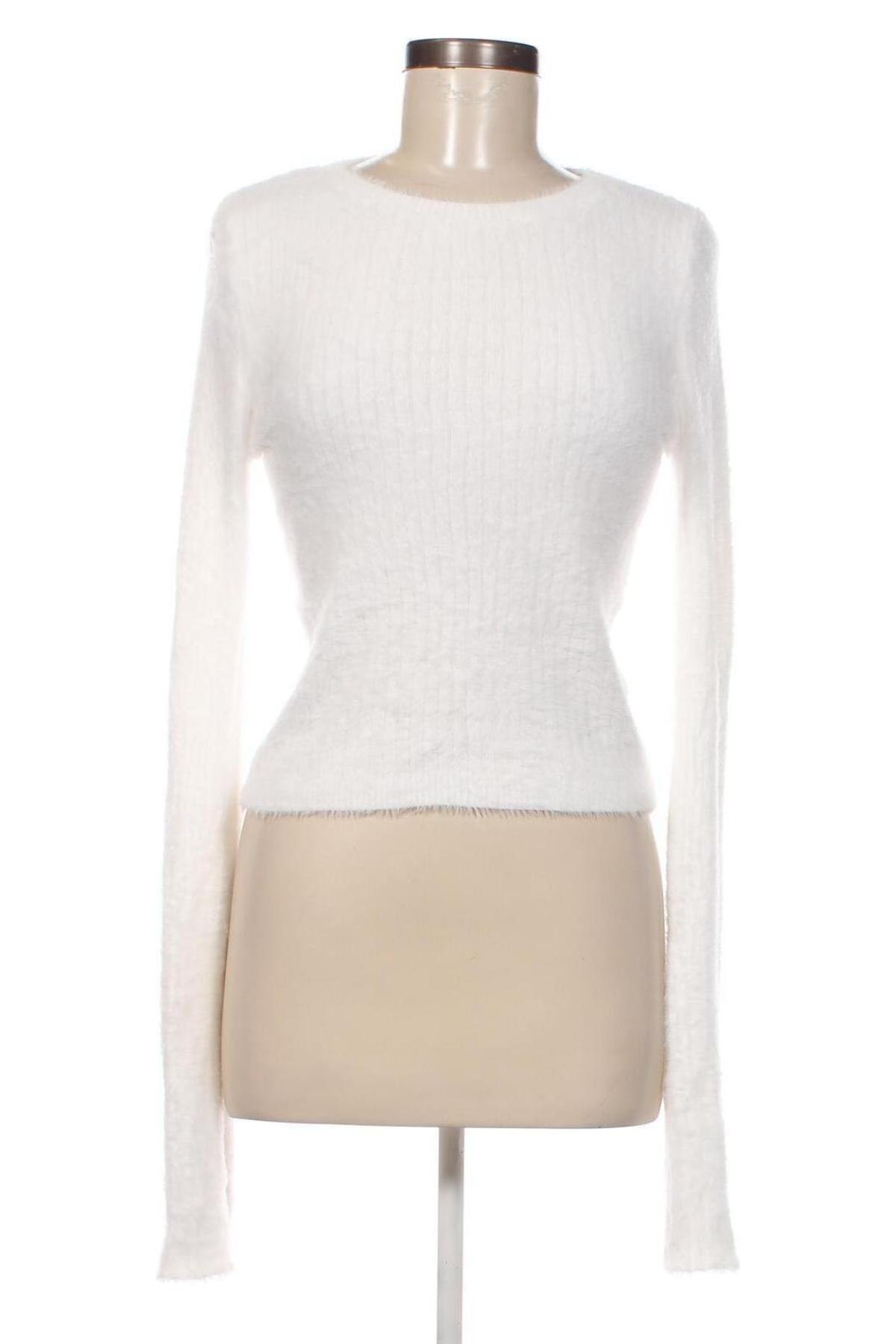 Дамски пуловер H&M Divided, Размер S, Цвят Бял, Цена 8,41 лв.