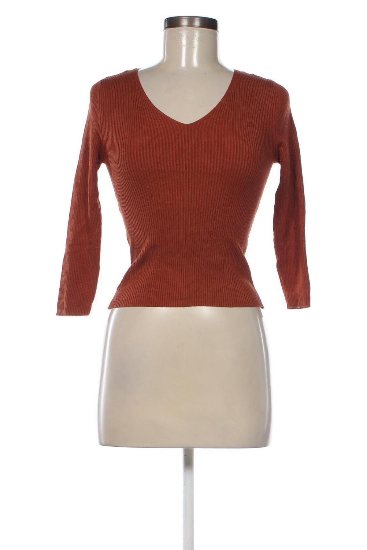 Дамски пуловер Haily`s, Размер S, Цвят Кафяв, Цена 14,35 лв.