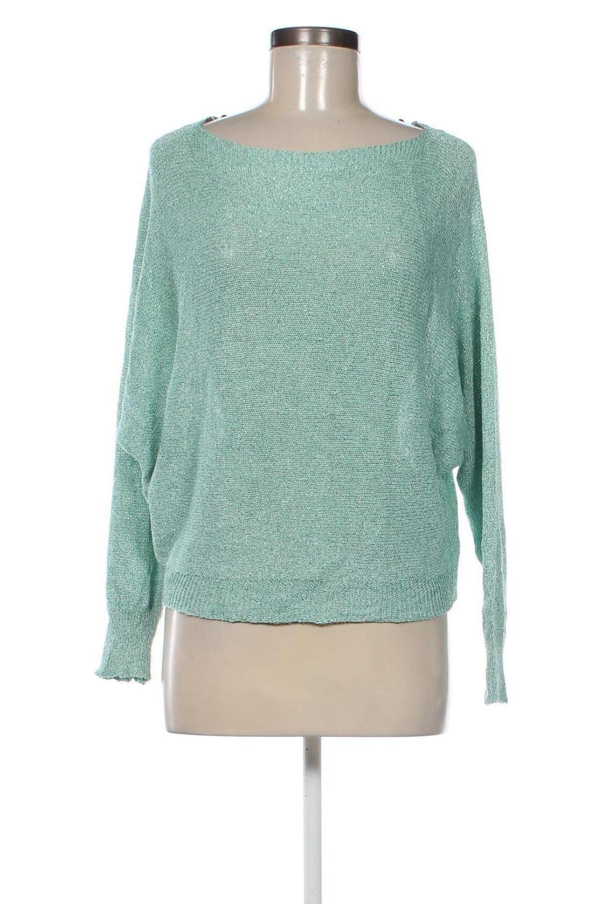 Дамски пуловер Haily`s, Размер M, Цвят Зелен, Цена 18,45 лв.