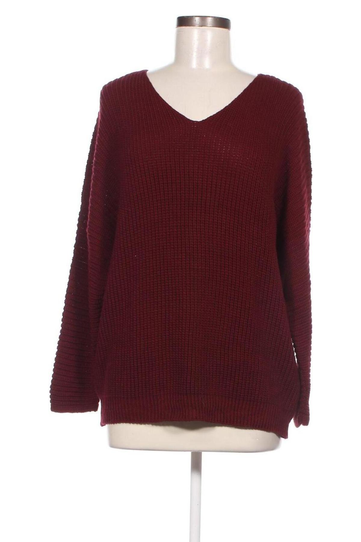 Γυναικείο πουλόβερ Happiness Istanbul, Μέγεθος M, Χρώμα Κόκκινο, Τιμή 9,25 €