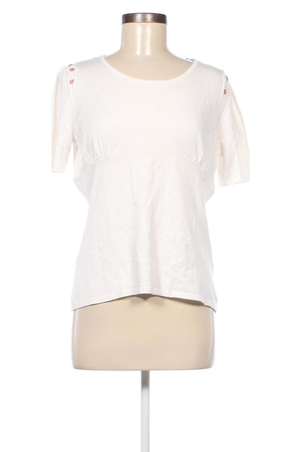 Γυναικείο πουλόβερ Himmelblau by Lola Paltinger, Μέγεθος M, Χρώμα Λευκό, Τιμή 3,80 €