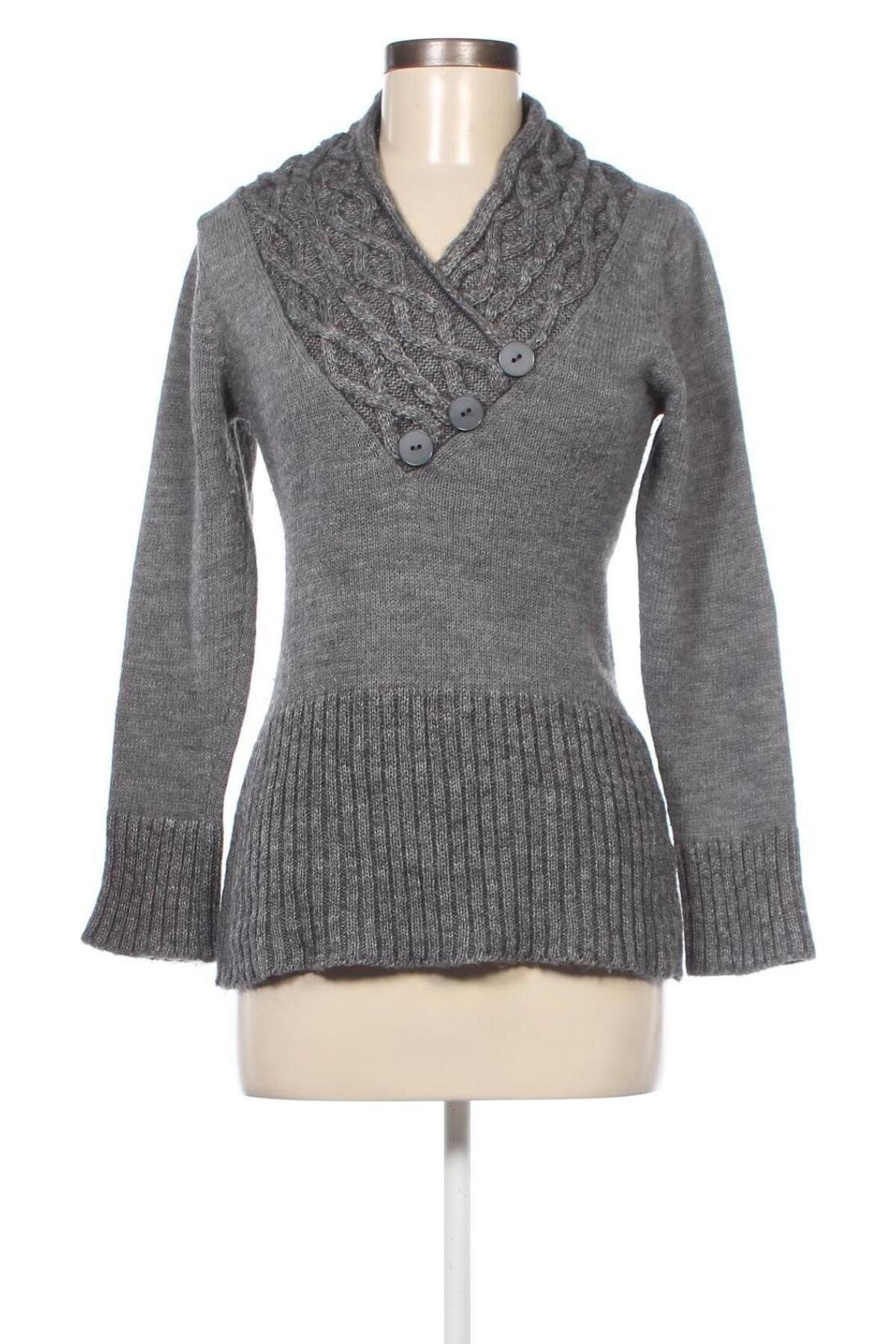 Γυναικείο πουλόβερ Hs, Μέγεθος M, Χρώμα Γκρί, Τιμή 5,38 €