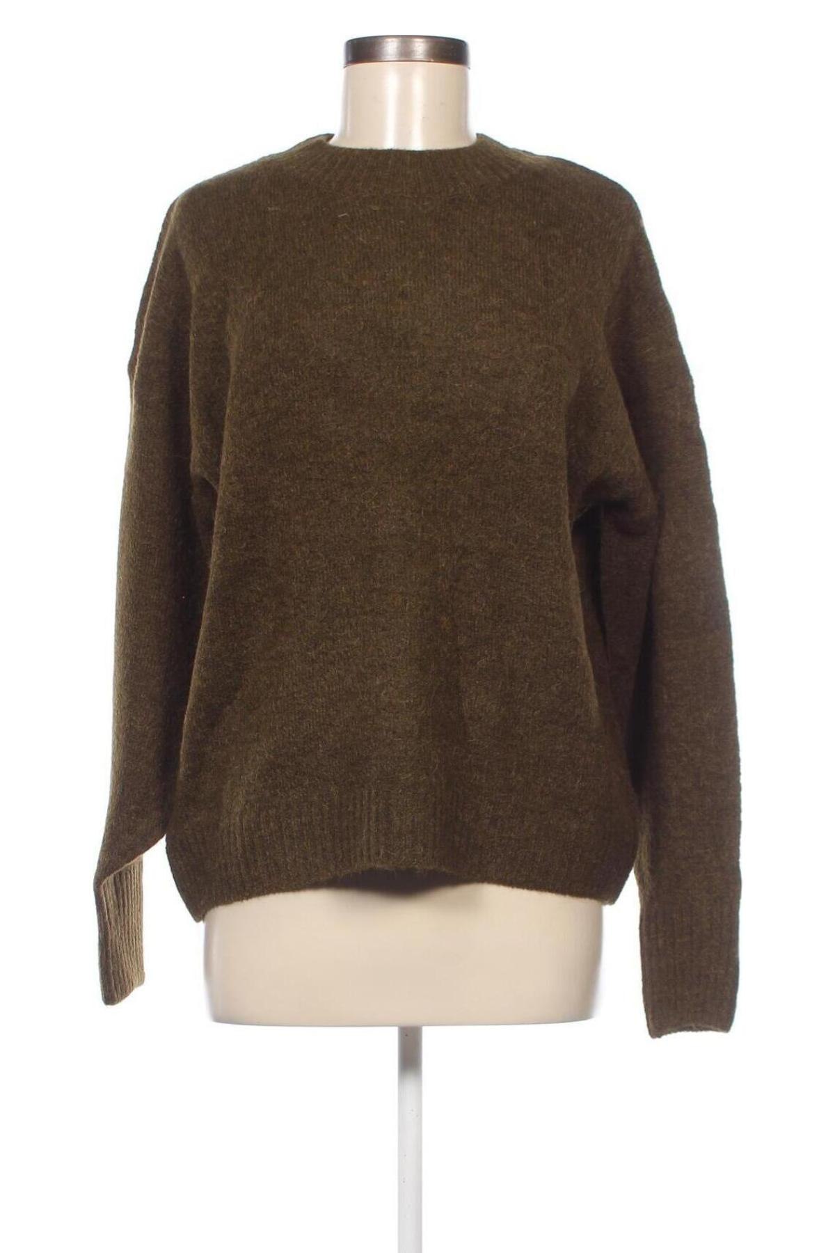 Дамски пуловер Ichi, Размер L, Цвят Зелен, Цена 41,85 лв.