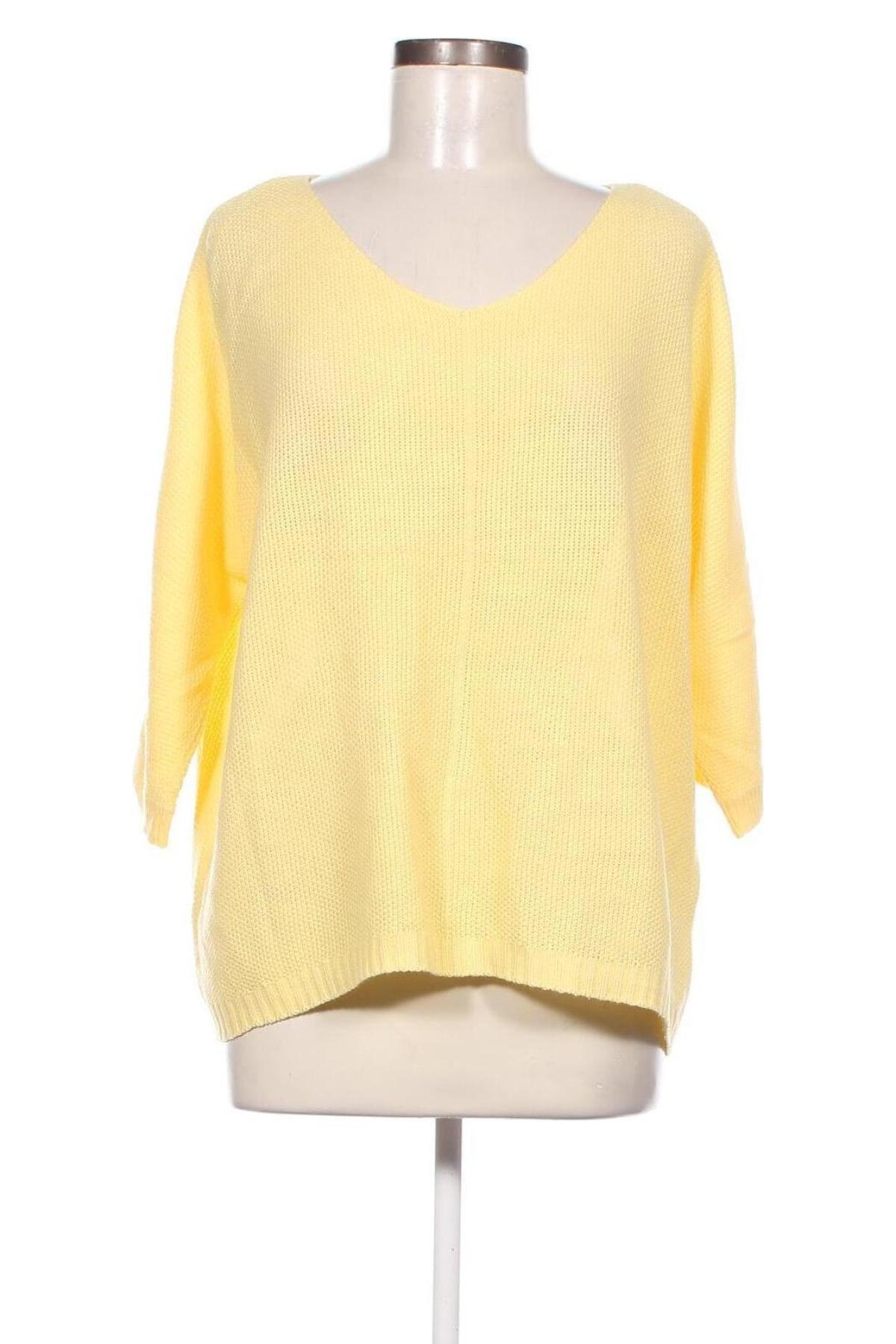 Γυναικείο πουλόβερ Infinity Woman, Μέγεθος L, Χρώμα Κίτρινο, Τιμή 6,28 €