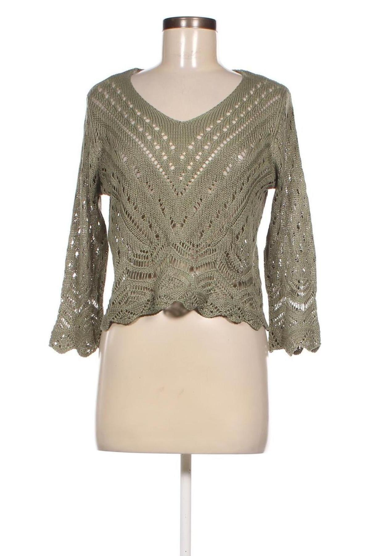 Γυναικείο πουλόβερ Jacqueline De Yong, Μέγεθος M, Χρώμα Πράσινο, Τιμή 5,38 €