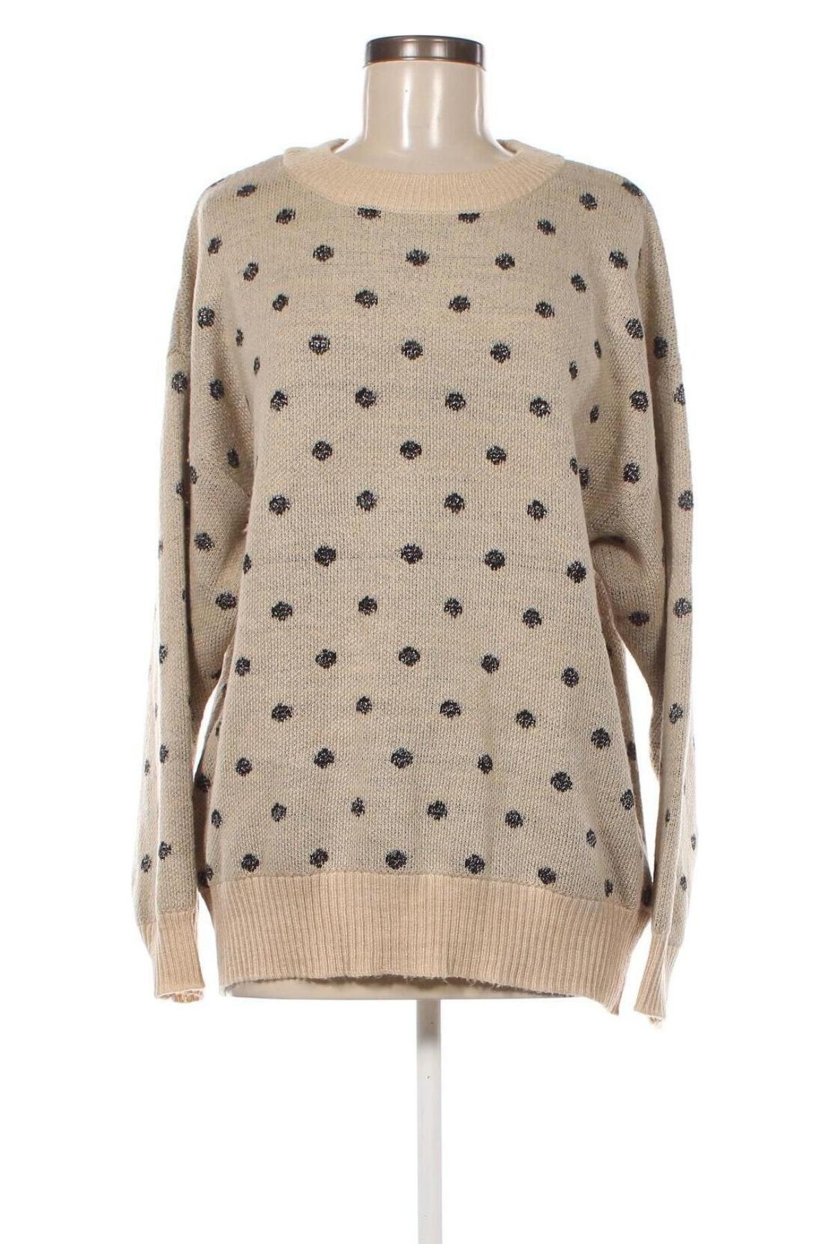 Γυναικείο πουλόβερ Jean Pascale, Μέγεθος XL, Χρώμα  Μπέζ, Τιμή 9,69 €