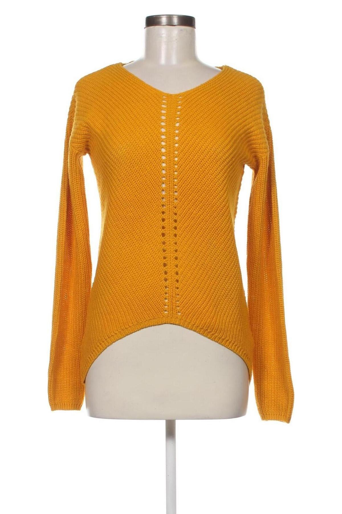 Γυναικείο πουλόβερ Jean Pascale, Μέγεθος XS, Χρώμα Κίτρινο, Τιμή 3,05 €