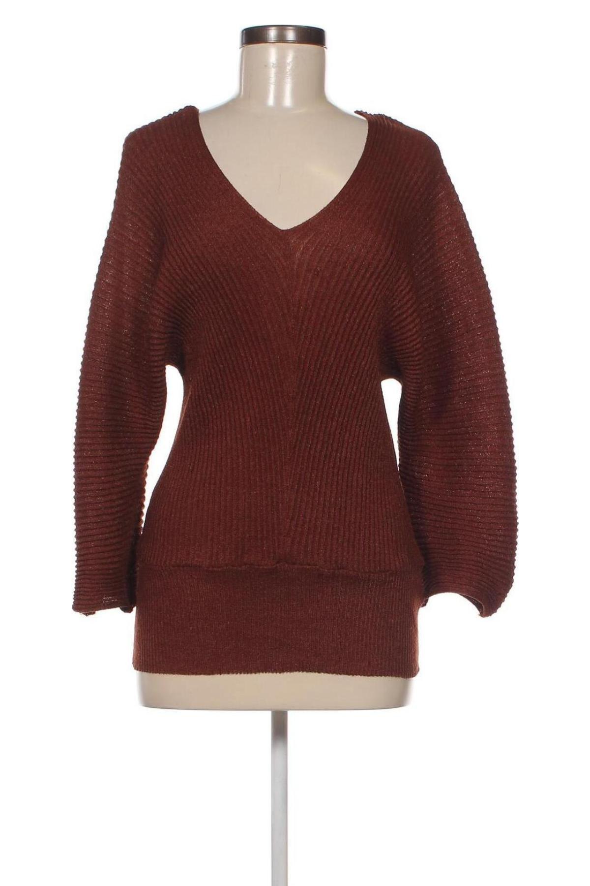 Γυναικείο πουλόβερ Jean Pascale, Μέγεθος S, Χρώμα Καφέ, Τιμή 3,95 €