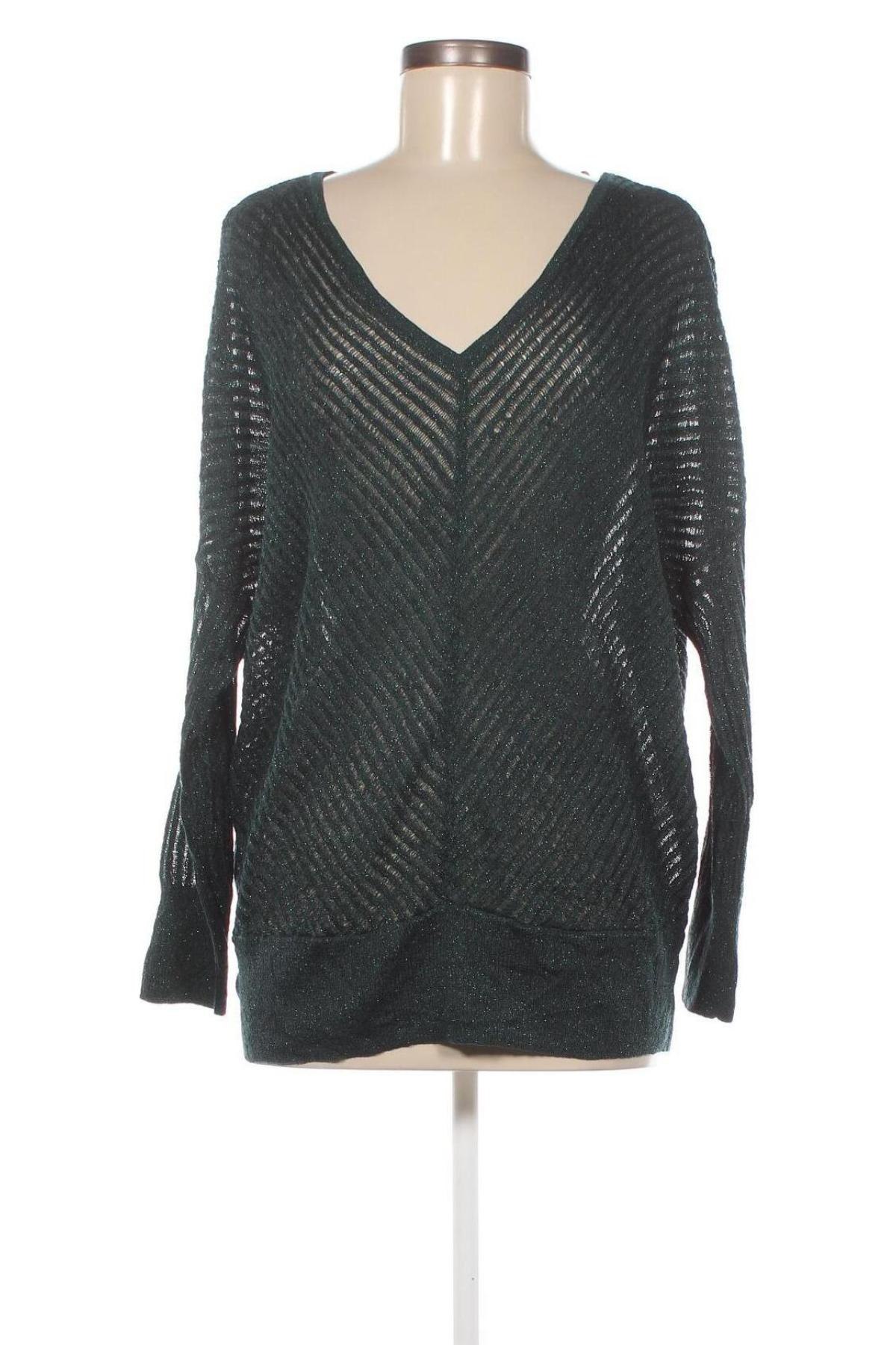 Дамски пуловер Jennifer Lopez, Размер L, Цвят Зелен, Цена 10,15 лв.