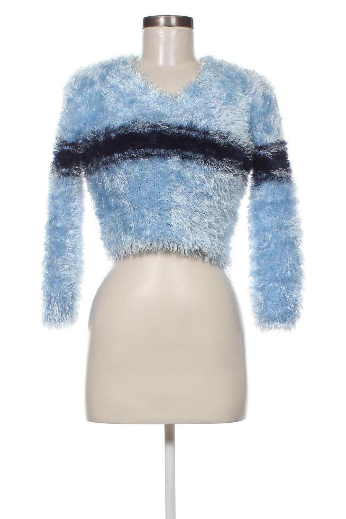 Дамски пуловер Kiabi, Размер XS, Цвят Син, Цена 8,70 лв.