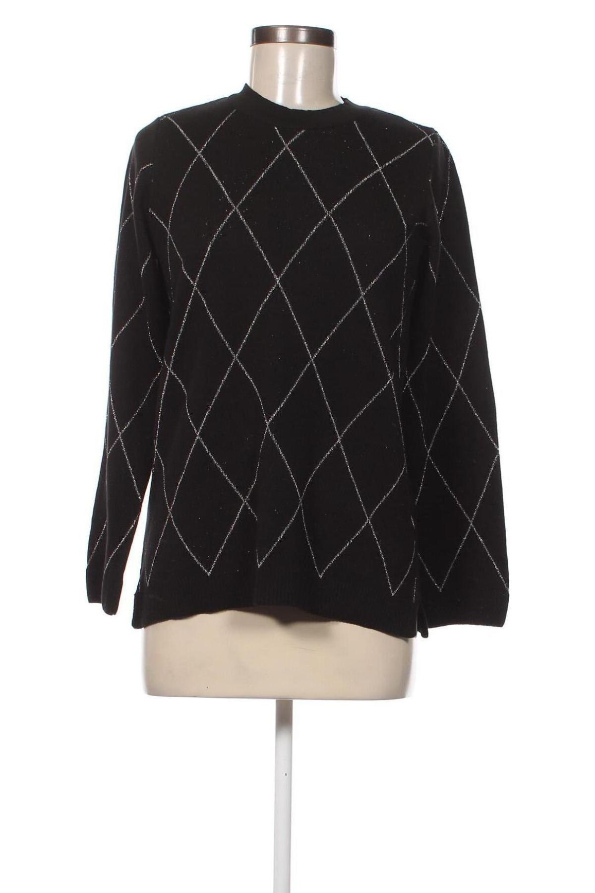 Дамски пуловер LC Waikiki, Размер M, Цвят Черен, Цена 26,30 лв.