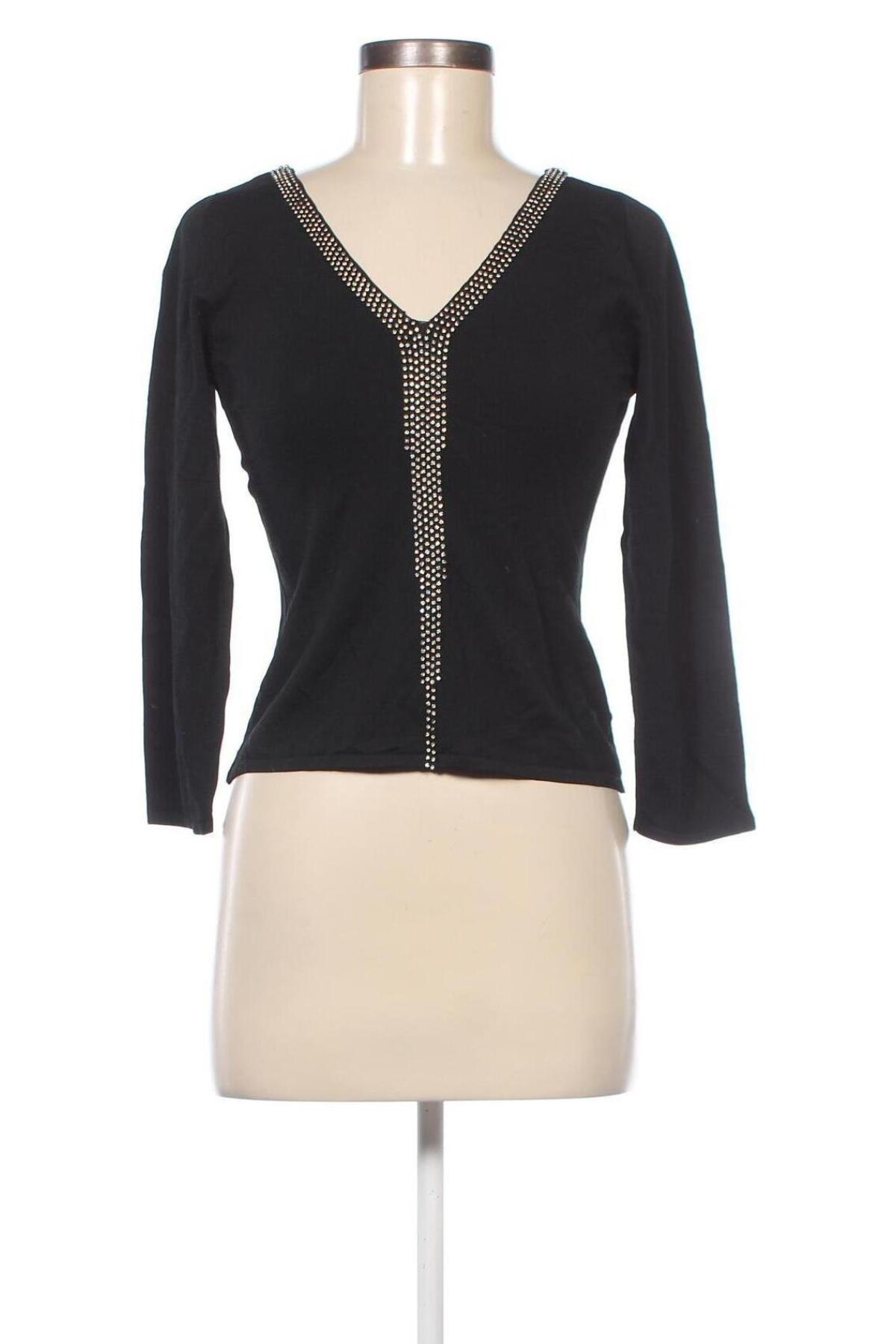 Γυναικείο πουλόβερ Le Comte, Μέγεθος S, Χρώμα Μαύρο, Τιμή 31,06 €