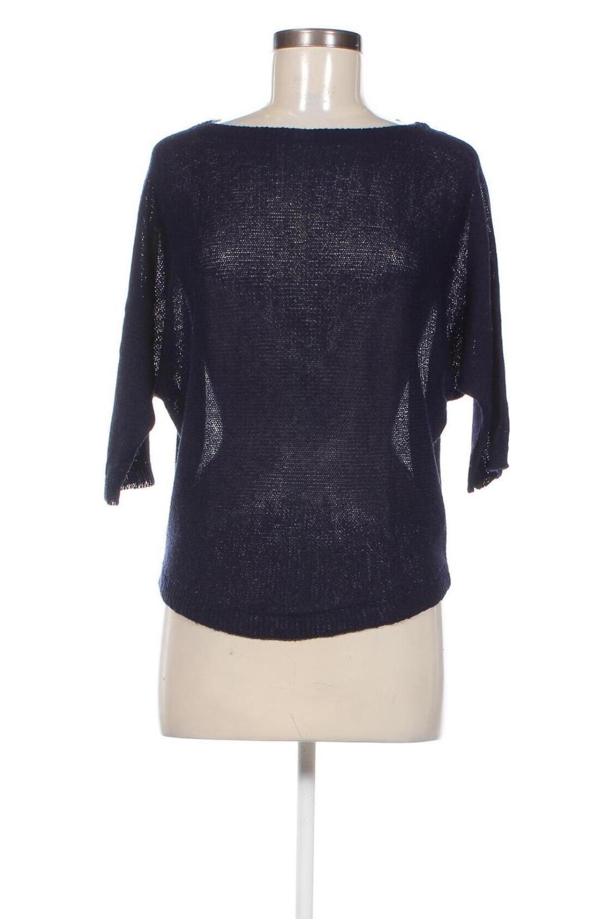 Дамски пуловер Made In Italy, Размер M, Цвят Син, Цена 16,67 лв.