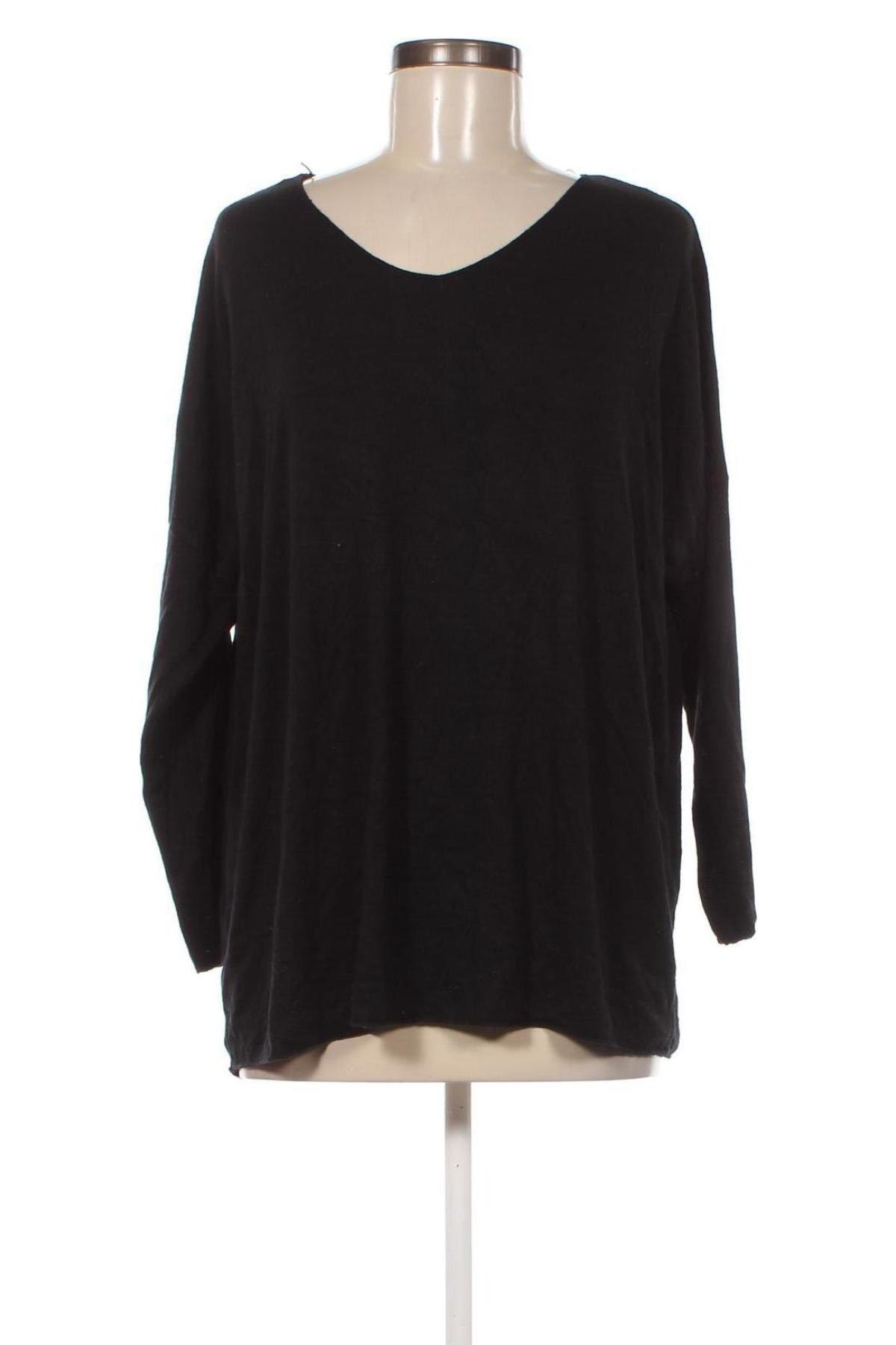 Γυναικείο πουλόβερ Made In Italy, Μέγεθος XL, Χρώμα Μαύρο, Τιμή 9,69 €